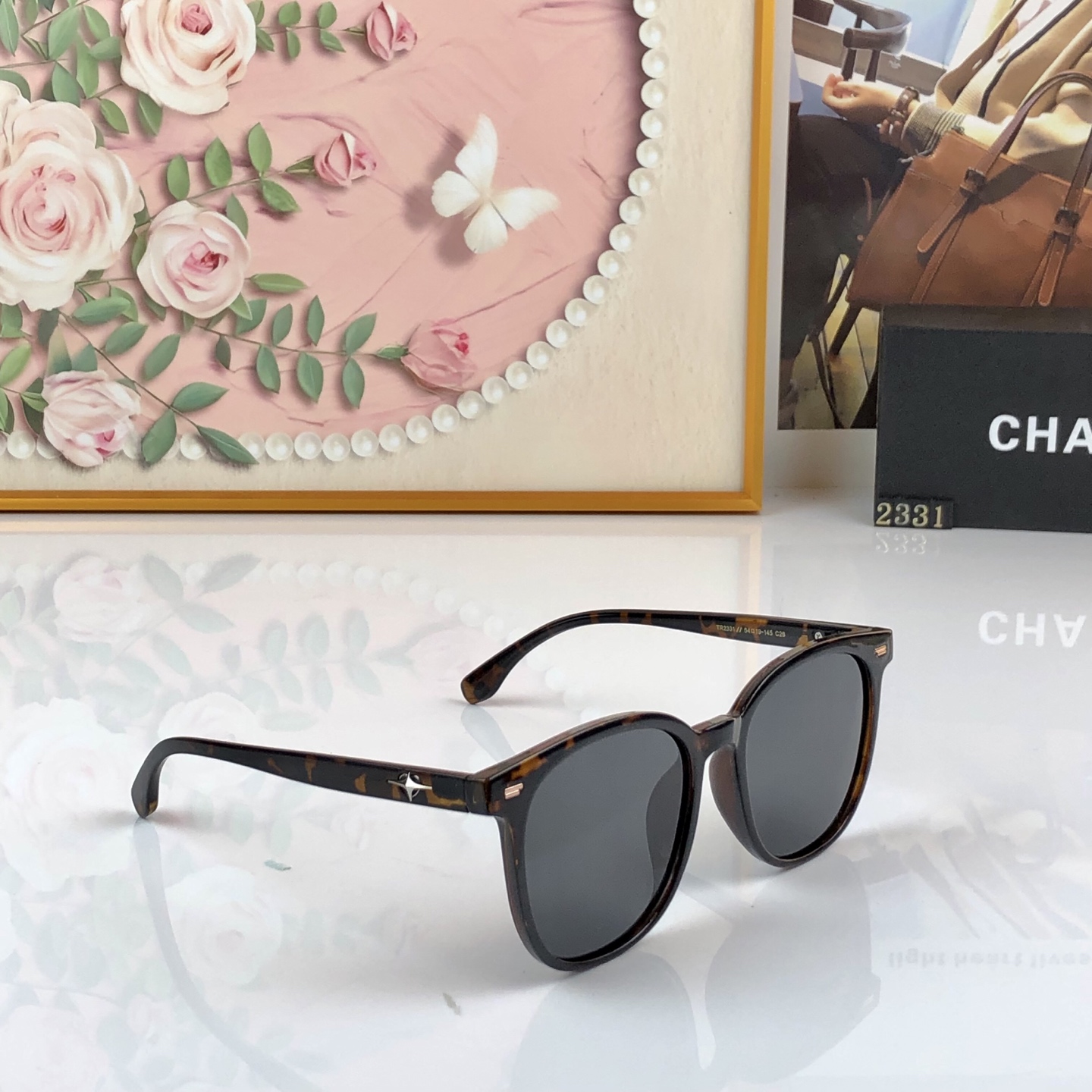 🔥🔥Chane*新款时尚潮流女士偏光太阳镜网红款防紫外线