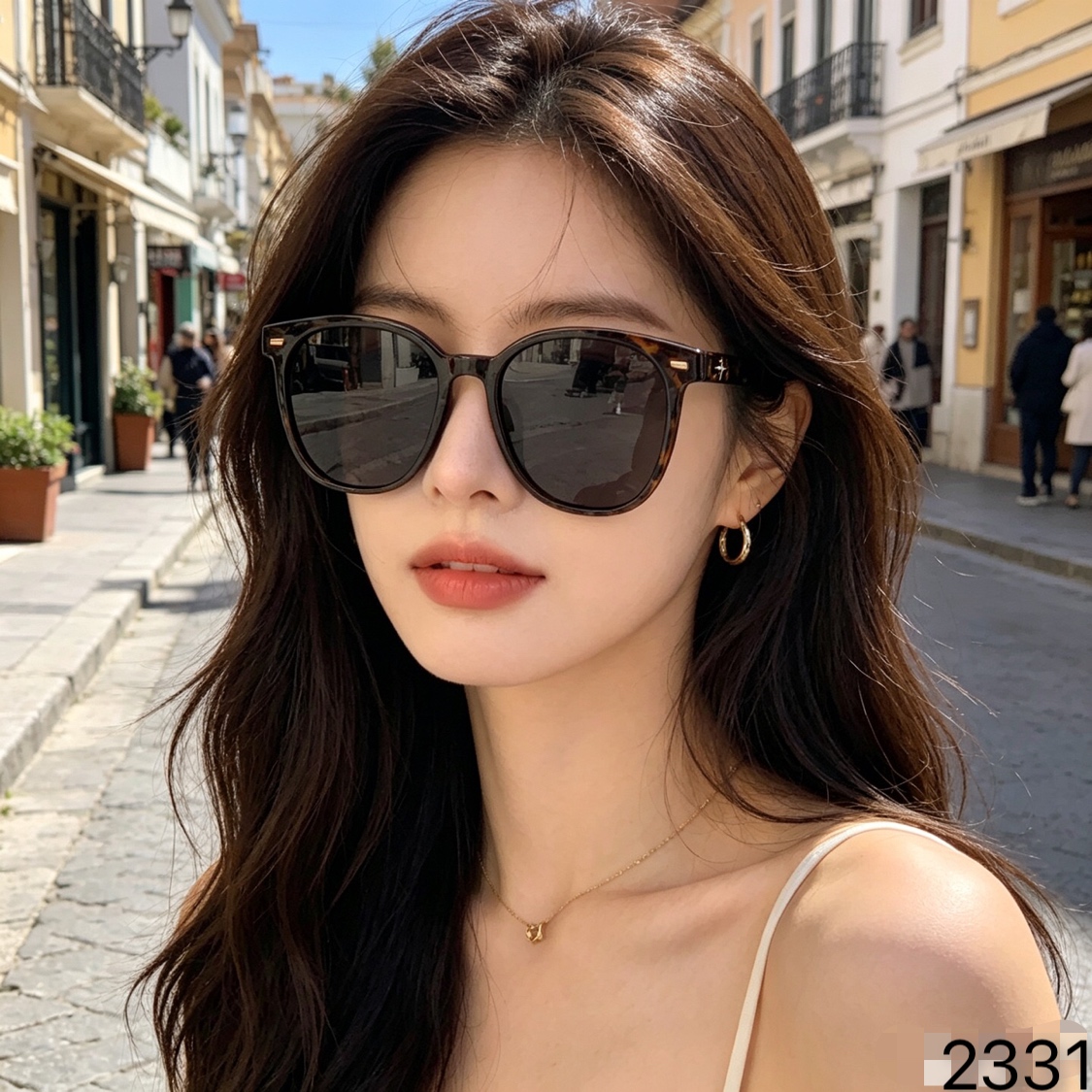🔥🔥Chane*新款时尚潮流女士偏光太阳镜网红款防紫外线