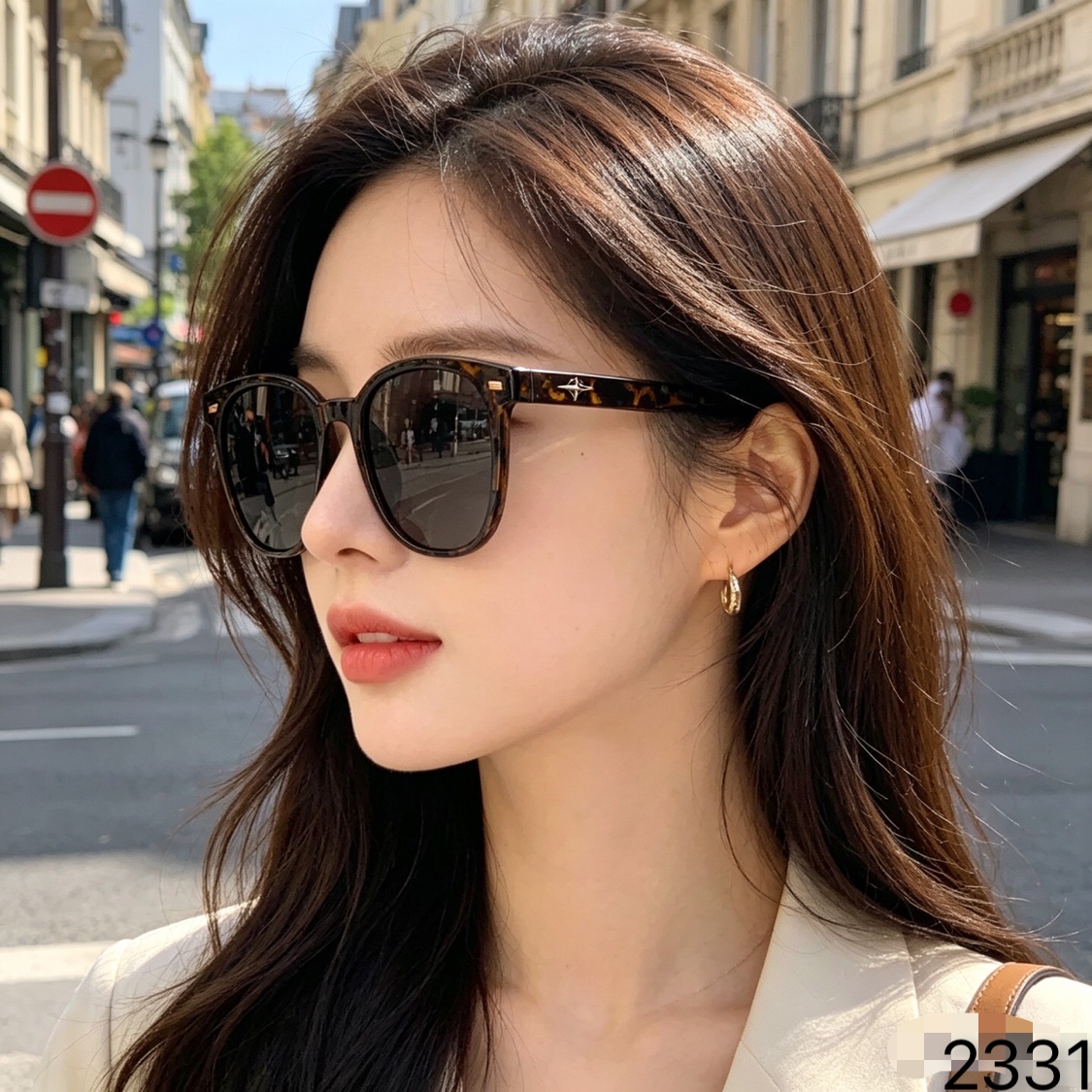 🔥🔥Chane*新款时尚潮流女士偏光太阳镜网红款防紫外线