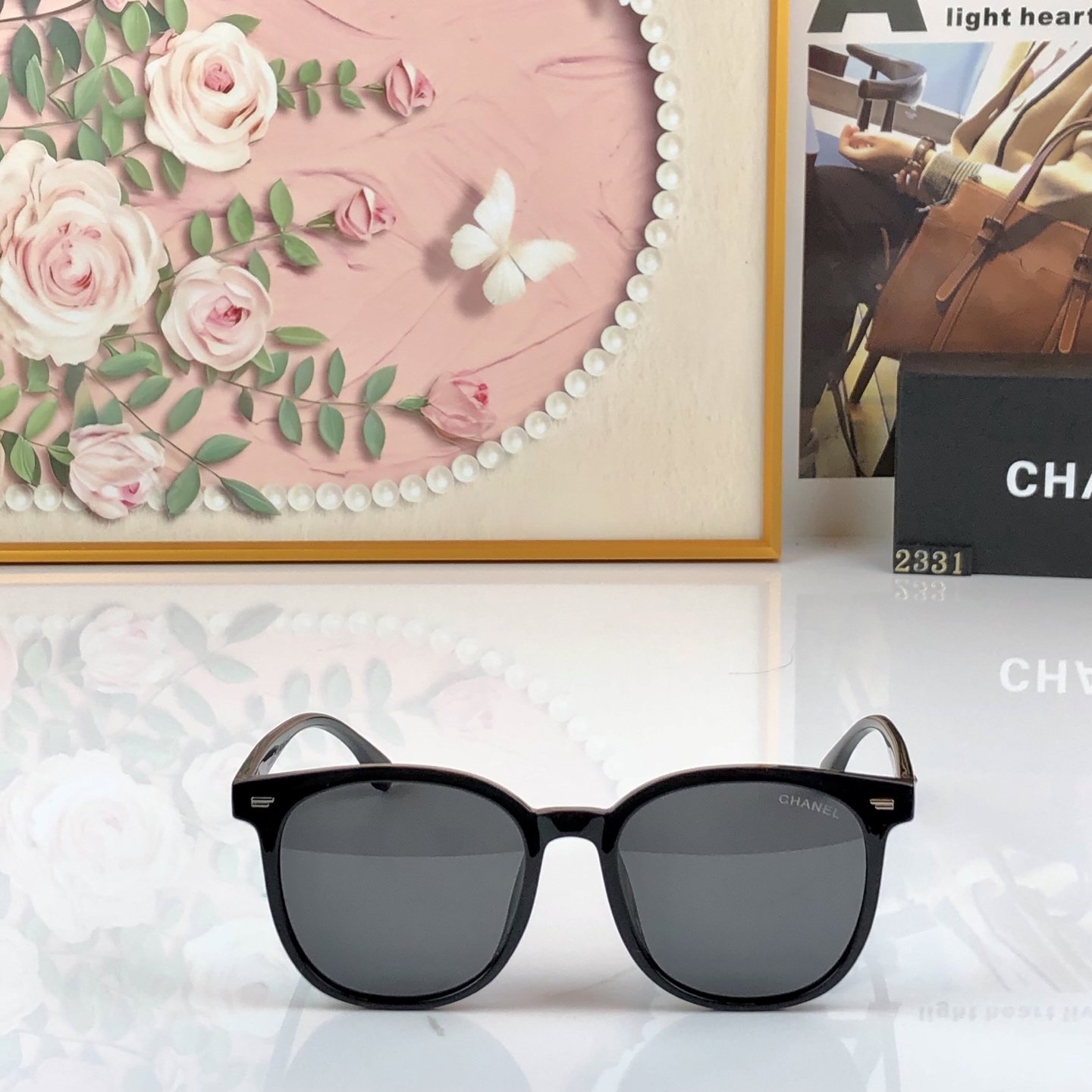🔥🔥Chane*新款时尚潮流女士偏光太阳镜网红款防紫外线