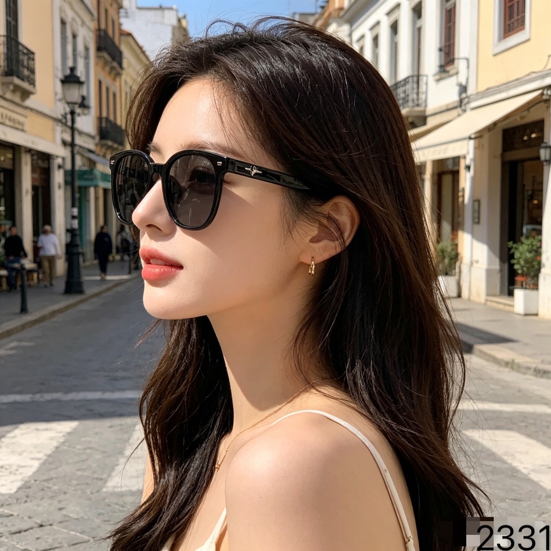 🔥🔥Chane*新款时尚潮流女士偏光太阳镜网红款防紫外线