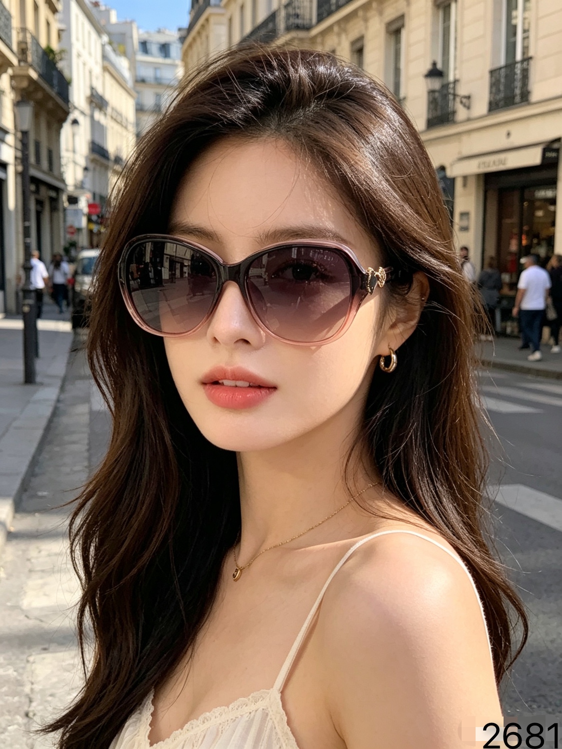 🔥🔥Chane*2026新款时尚偏光太阳镜欧美女士高级感优雅气质太阳镜