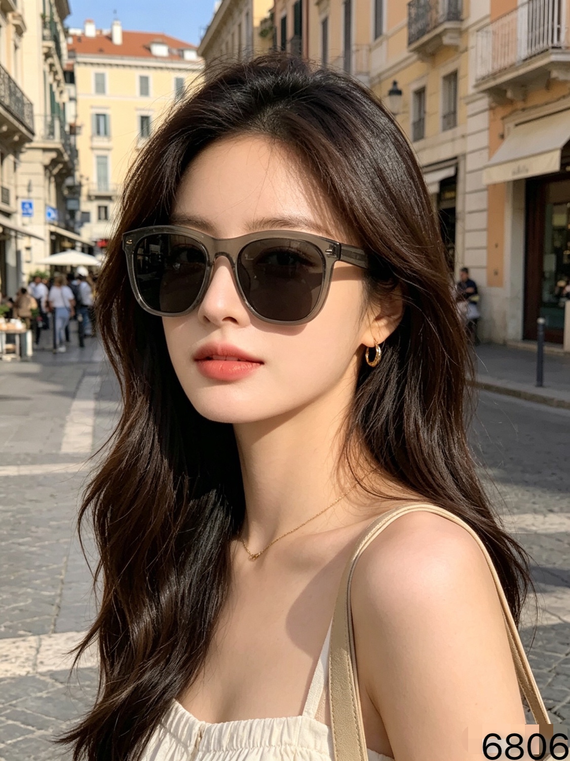 🔥🔥Gucc*新款欧美个性潮复古潮流太阳眼镜男女网红街拍墨镜轻奢遮阳ins