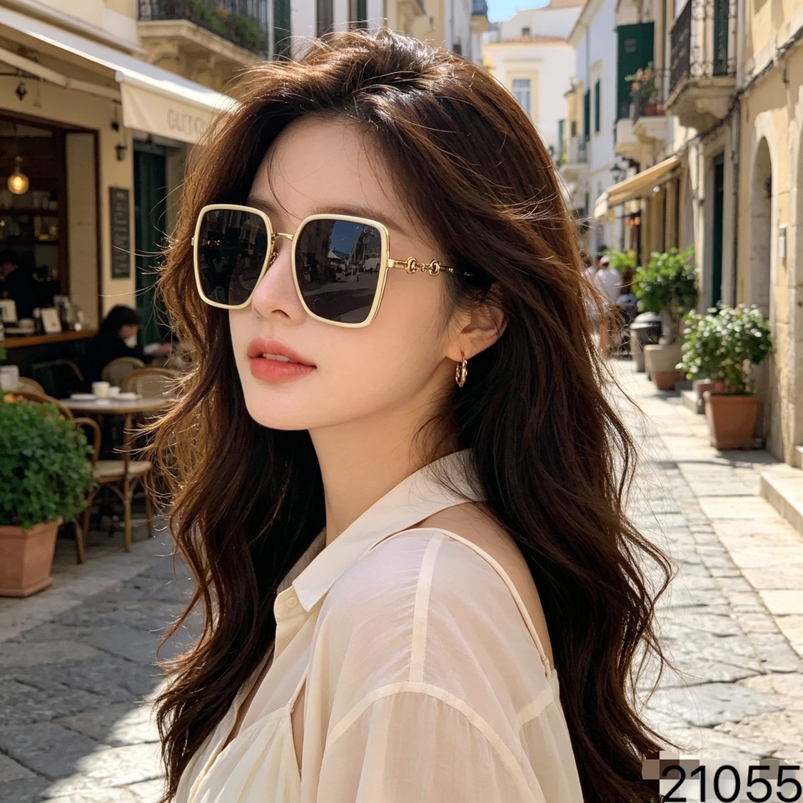 NO:897451,Gucc's first new internet celebrity sunglasses European and American fashion large frame women's personality INS anti-UV sunglasses glasses sunglasses sunglasses, glasses, gucci19860909Gucc*款新款网红太阳镜欧美时尚大框女款个性INS防紫外线遮阳墨镜眼镜墨镜太阳镜,眼镜,gucci,glasses