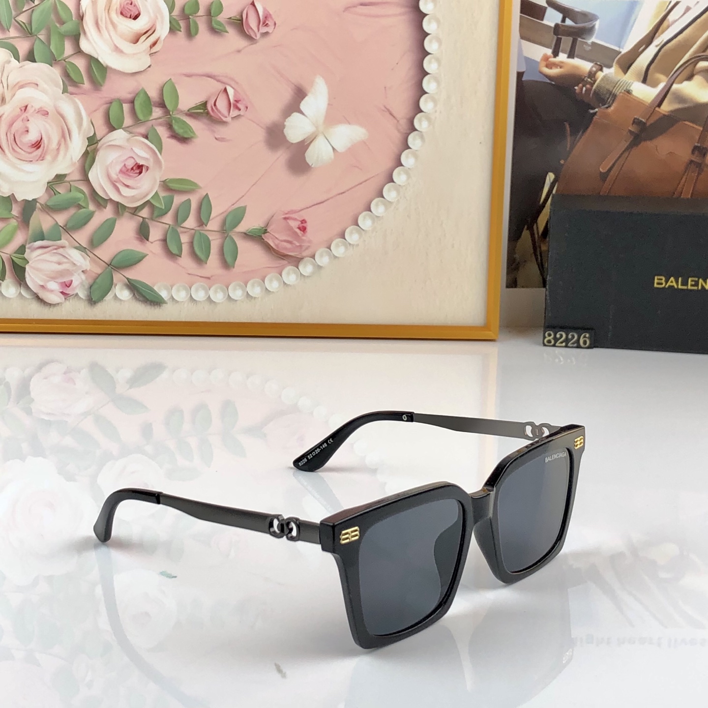 🔥🔥BALENCIAG*2026新款墨镜女高级感夏防紫外线高级感男开车太阳眼镜防晒圆脸