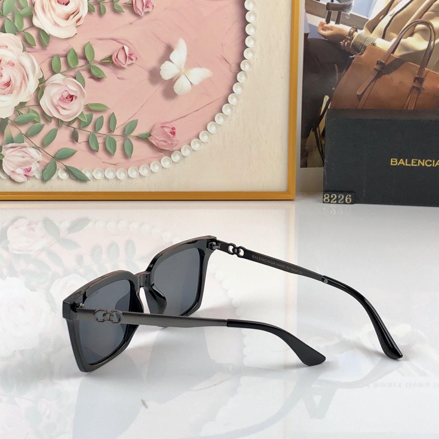 🔥🔥BALENCIAG*2026新款墨镜女高级感夏防紫外线高级感男开车太阳眼镜防晒圆脸