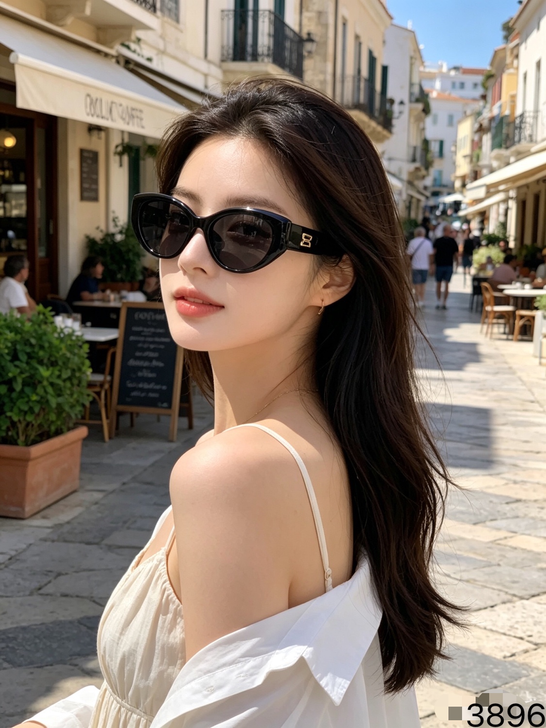 🔥🔥Chane*猫眼墨镜女款2026新款高级感旅游拍照出片太阳镜防紫外线