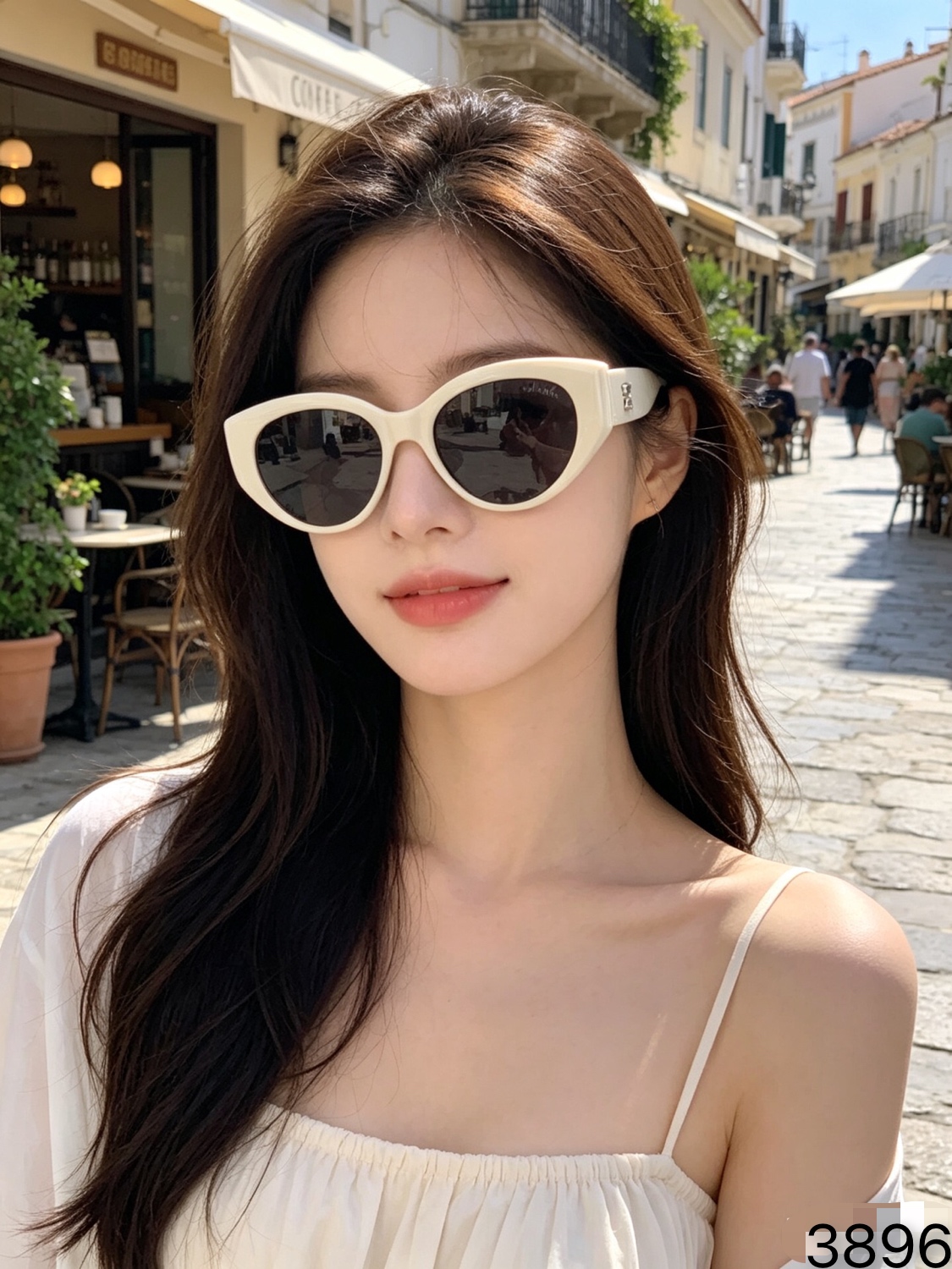🔥🔥Chane*猫眼墨镜女款2026新款高级感旅游拍照出片太阳镜防紫外线