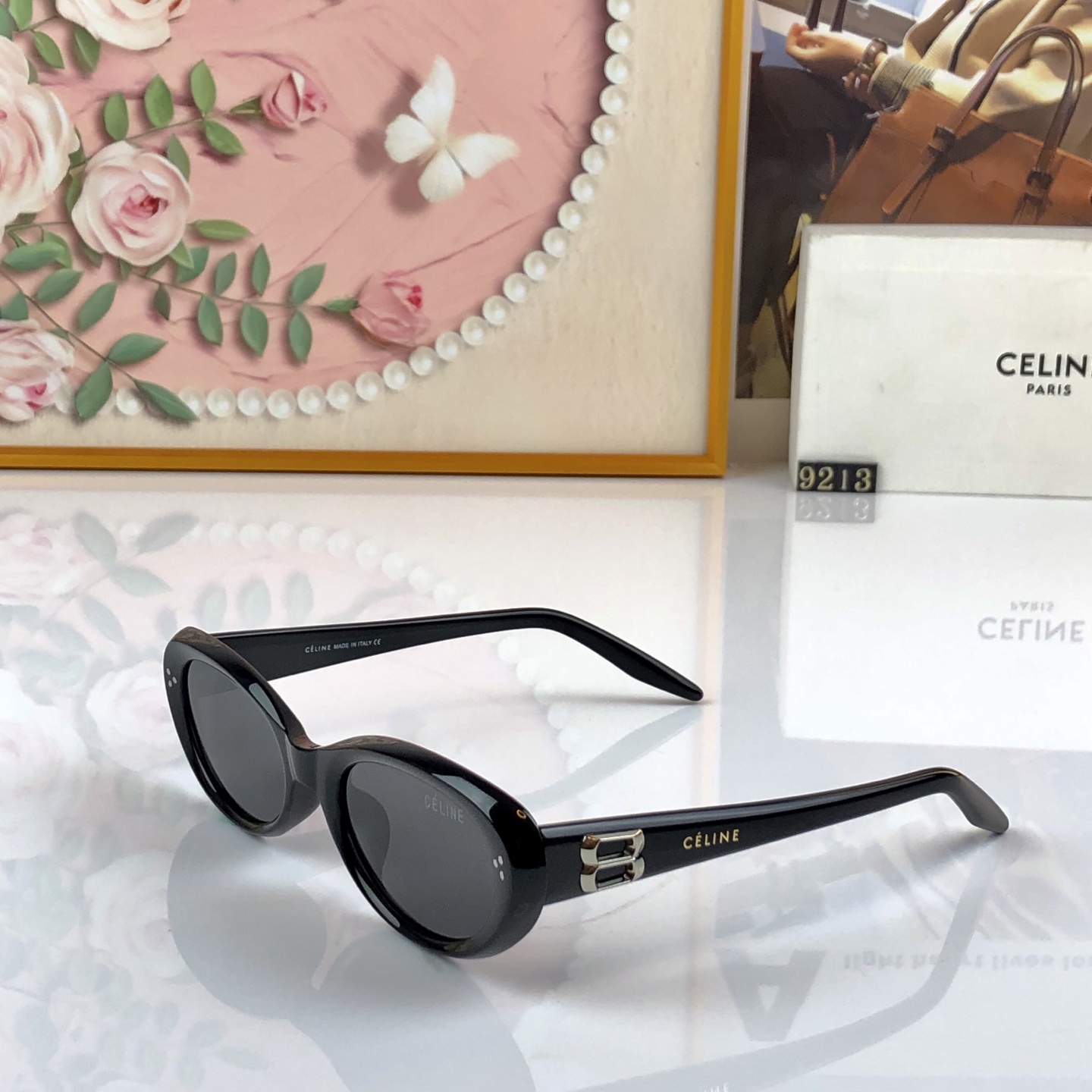🔥🔥Celin*26新款高级墨镜猫眼板材尼龙遮阳墨镜时尚ins风潮流前卫出游