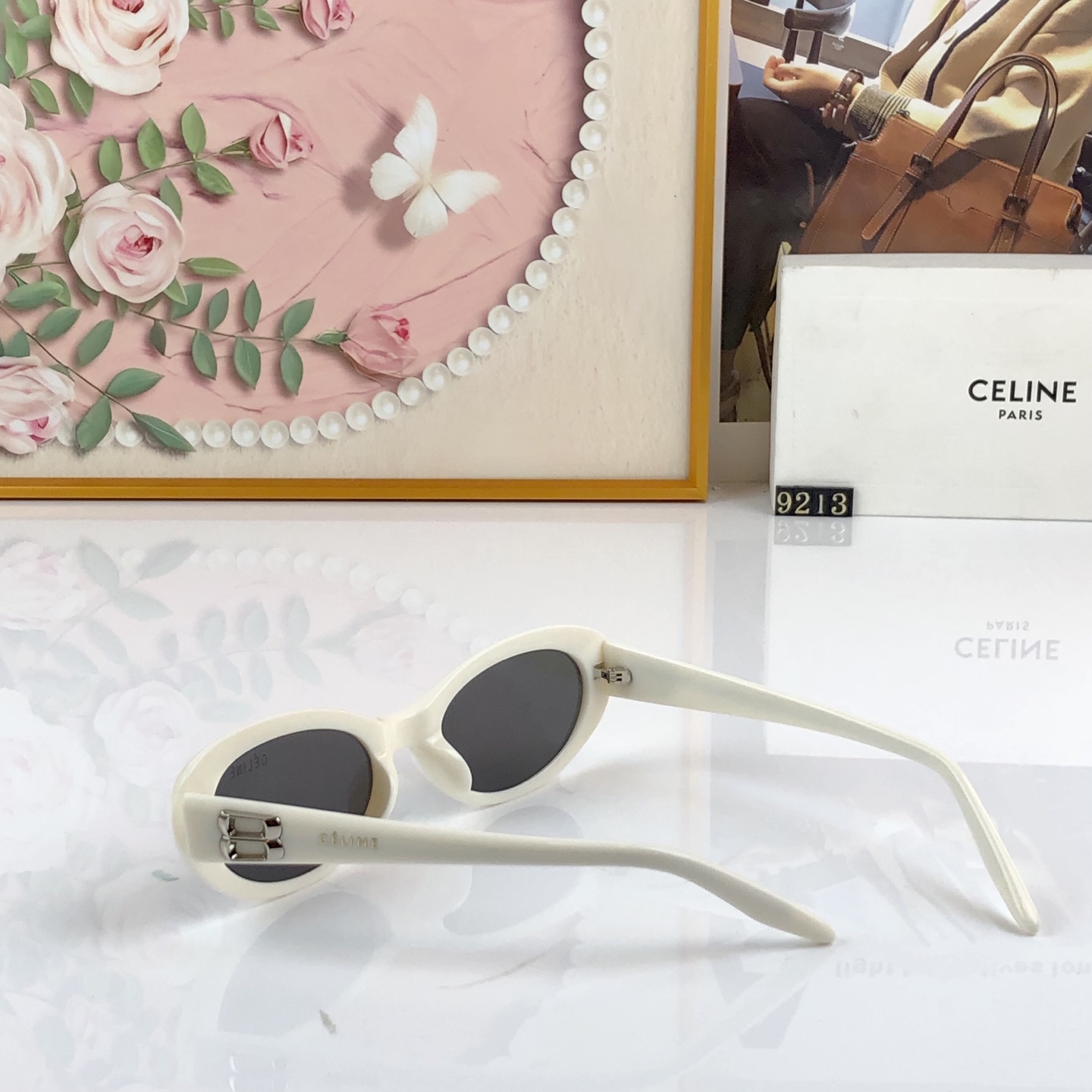 🔥🔥Celin*26新款高级墨镜猫眼板材尼龙遮阳墨镜时尚ins风潮流前卫出游