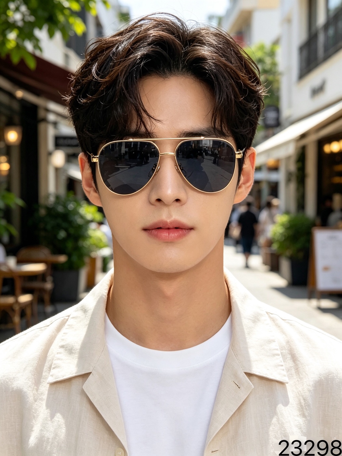 Cartie*美式休闲太阳眼镜男士时尚超酷双梁墨镜男户外防晒UV400防紫外线