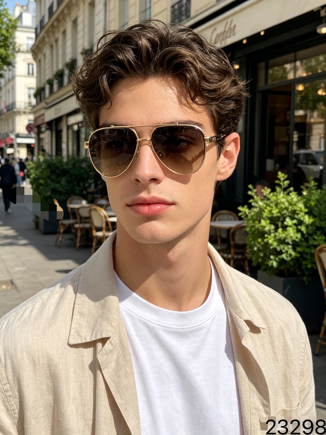 Cartie*美式休闲太阳眼镜男士时尚超酷双梁墨镜男户外防晒UV400防紫外线