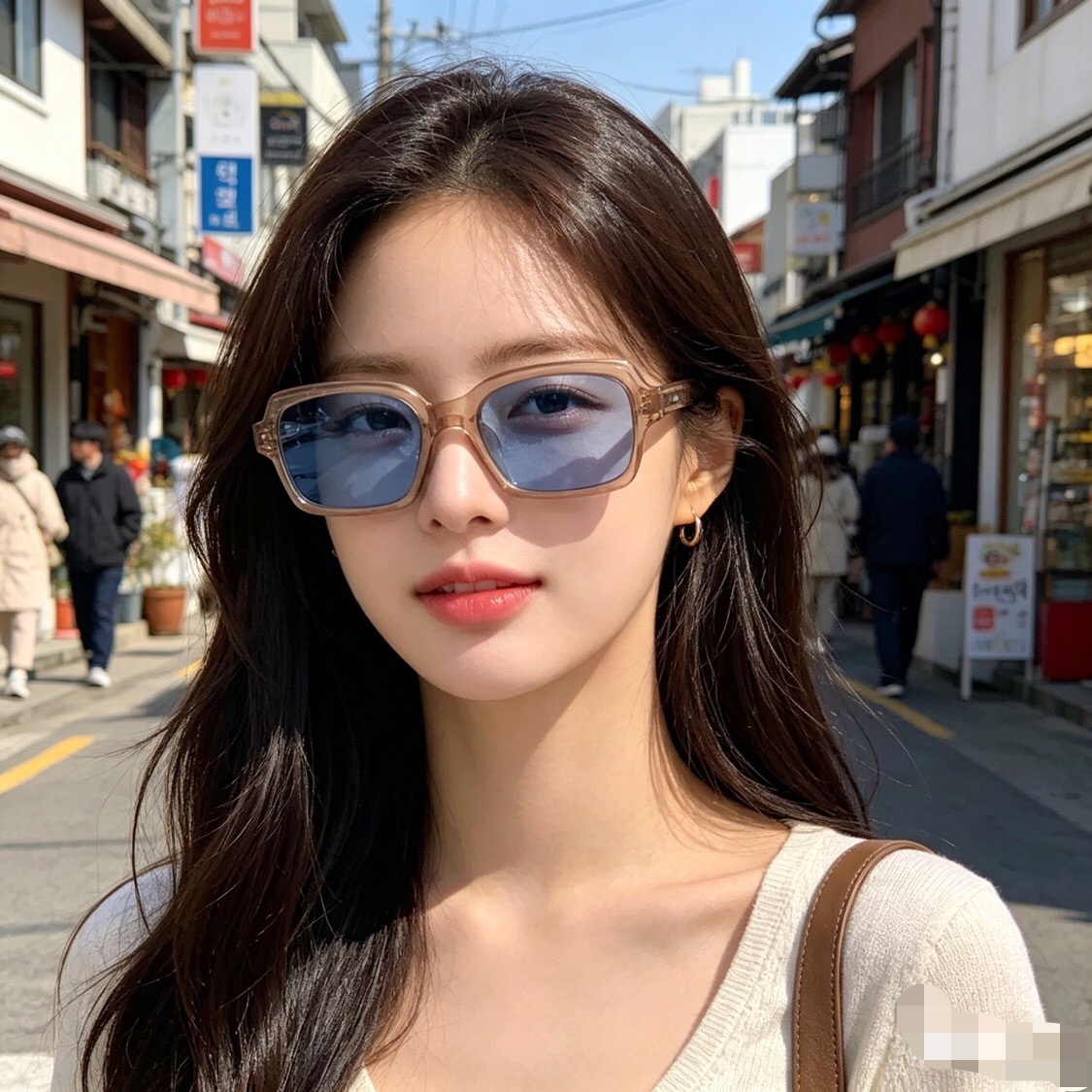 美式复古墨镜女防晒轻奢长方形欧美风高级感太阳镜男度假防紫外线