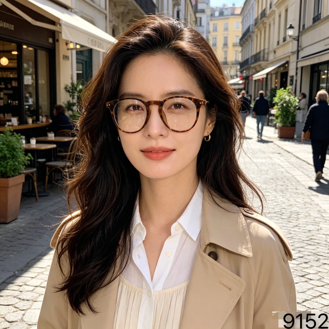 CHANE*复古圆框近视眼镜框女素颜玳瑁显脸小可配高度数防蓝光眼镜小框