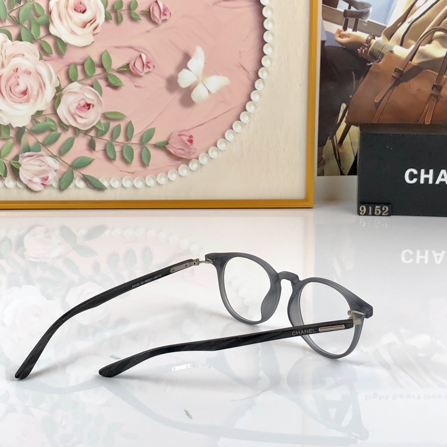 CHANE*复古圆框近视眼镜框女素颜玳瑁显脸小可配高度数防蓝光眼镜小框
