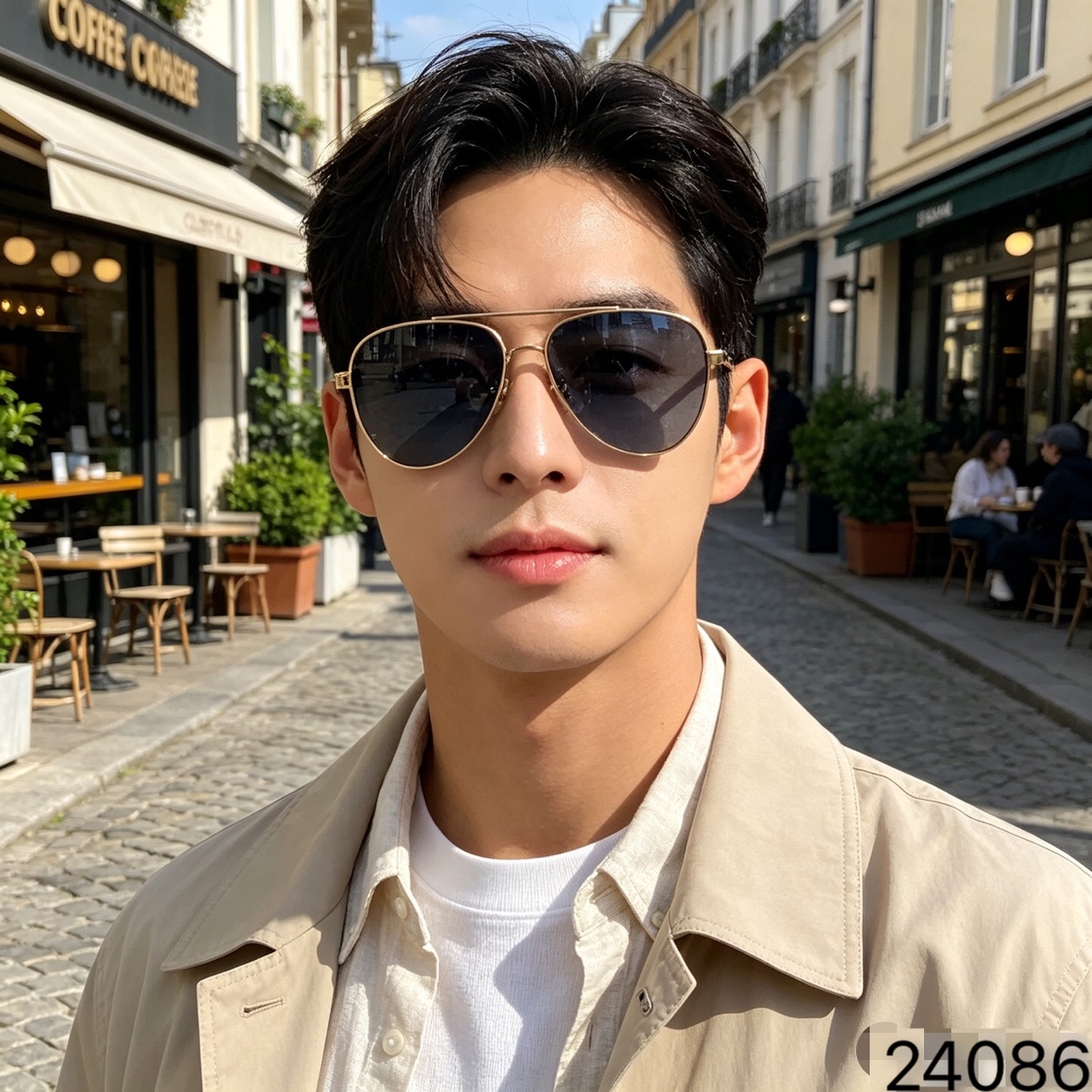Prad*时尚新款太阳眼镜高品质高质感百搭遮阳大气金属潮酷蛤蟆镜 Prad*时尚新款太阳眼镜高品质高质感百搭遮阳大气金属潮酷蛤蟆镜