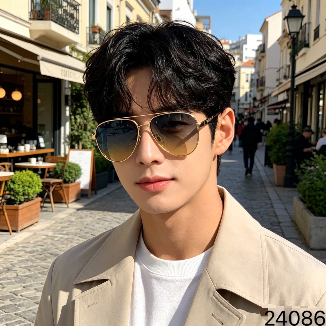 Prad*时尚新款太阳眼镜高品质高质感百搭遮阳大气金属潮酷蛤蟆镜 Prad*时尚新款太阳眼镜高品质高质感百搭遮阳大气金属潮酷蛤蟆镜