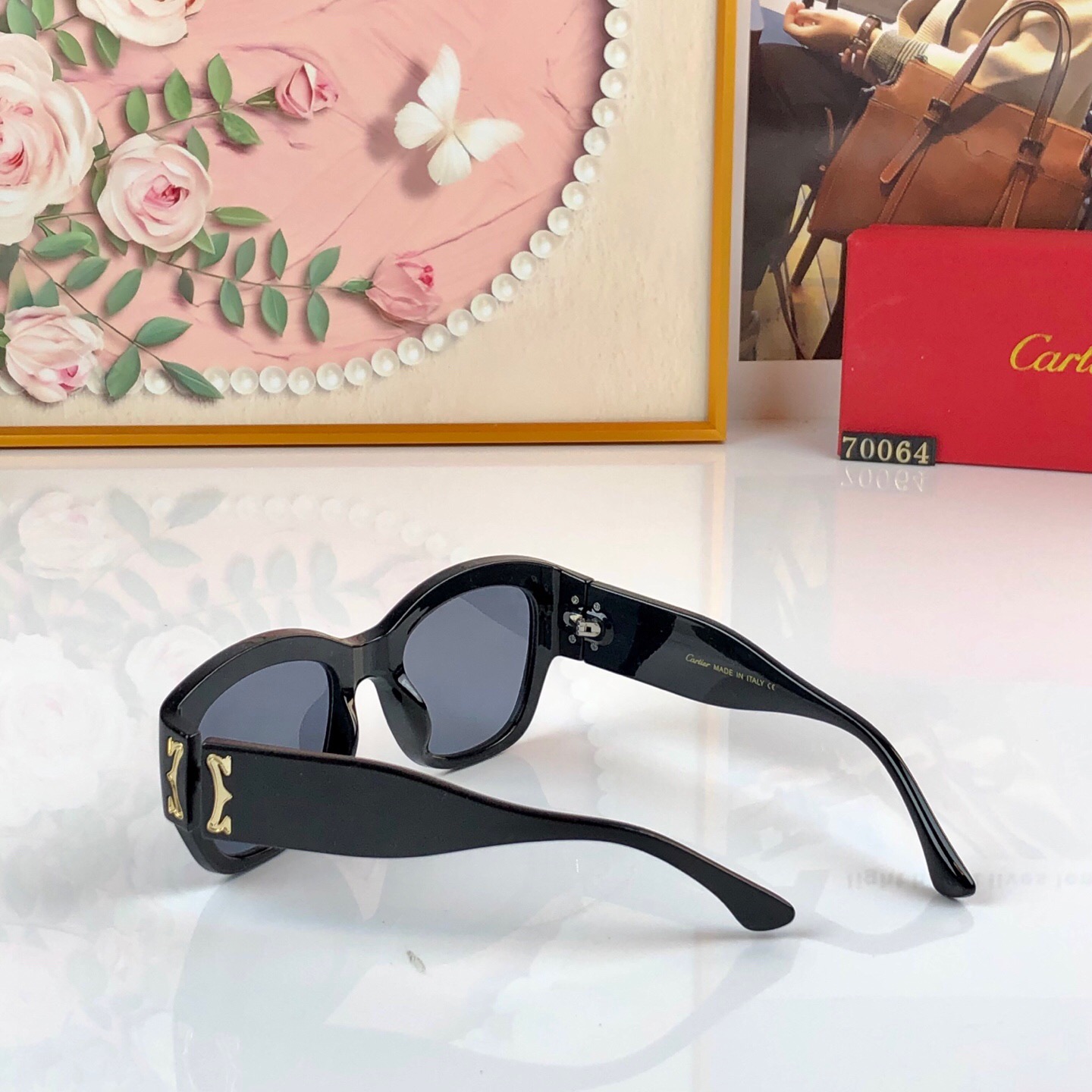 Cartie*欧美风猫眼女士太阳镜个性高级感墨镜辣妹时尚太阳眼镜
