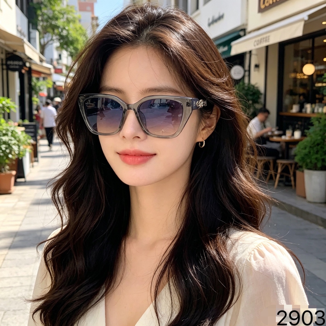 Chane*2026新款墨镜复古高级感小香风女太阳镜链条款 Chane*2026新款墨镜复古高级感小香风女太阳镜链条款