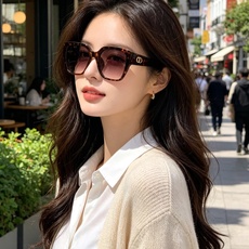Dio*新款时尚潮流女士防晒个性方框2026墨镜百搭女欧美太阳镜 Dio*新款时尚潮流女士防晒个性方框2026墨镜百搭女欧美太阳镜
