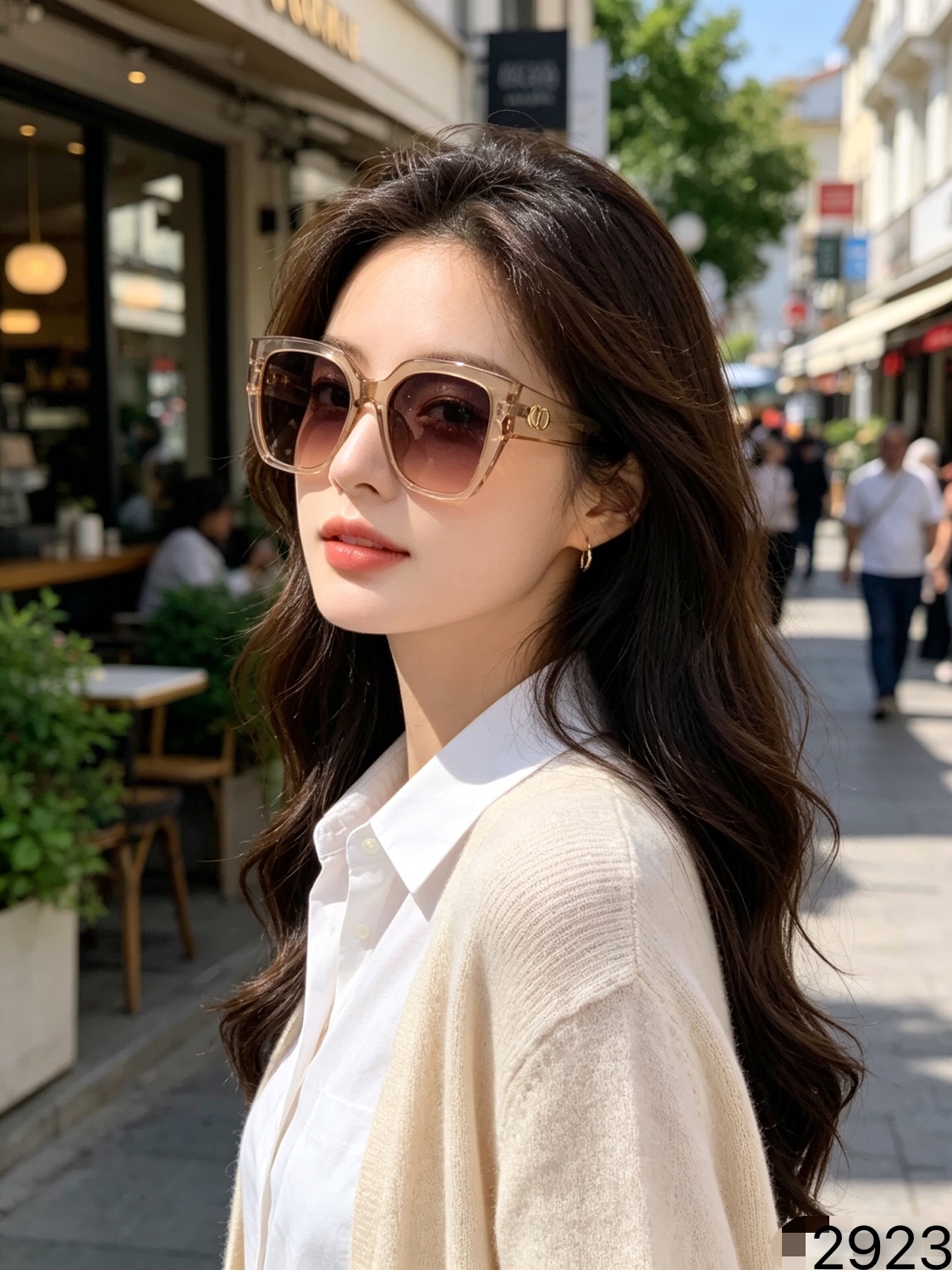 Dio*新款时尚潮流女士防晒个性方框2026墨镜百搭女欧美太阳镜 Dio*新款时尚潮流女士防晒个性方框2026墨镜百搭女欧美太阳镜