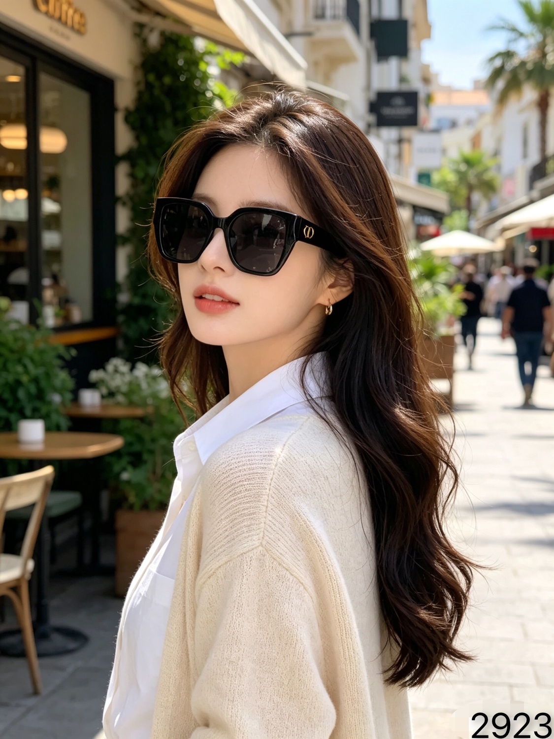 Dio*新款时尚潮流女士防晒个性方框2026墨镜百搭女欧美太阳镜 Dio*新款时尚潮流女士防晒个性方框2026墨镜百搭女欧美太阳镜