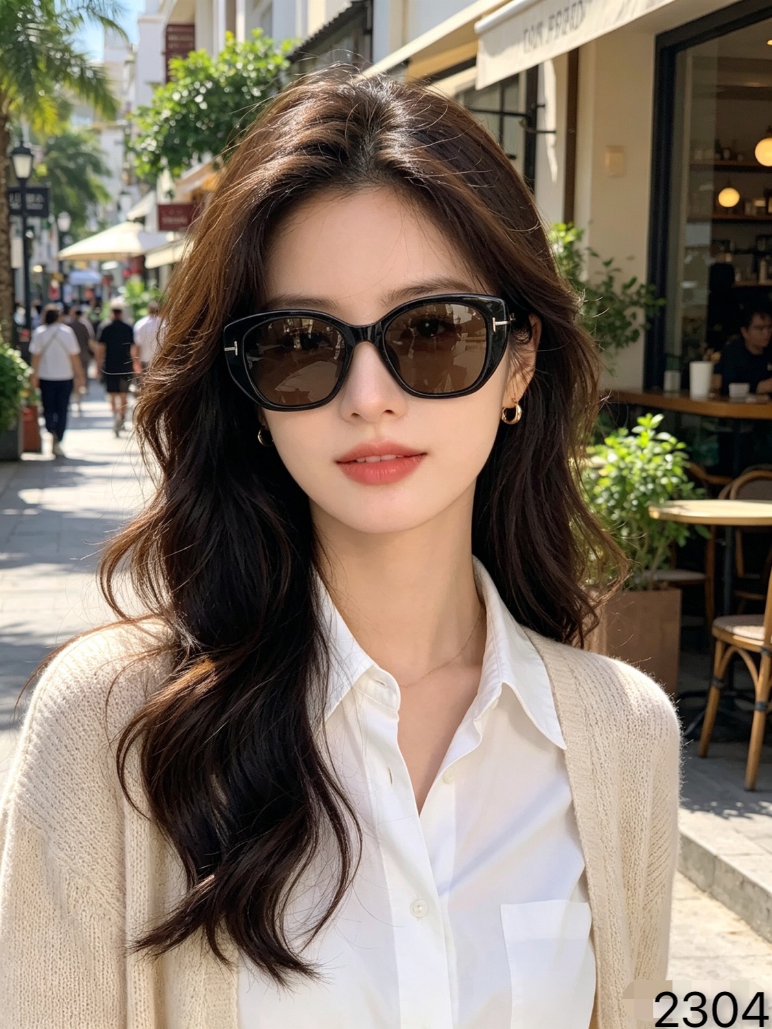 Tom For*2026新款复古高级感辣妹小红书ins同款墨镜防紫外线偏光太阳眼镜