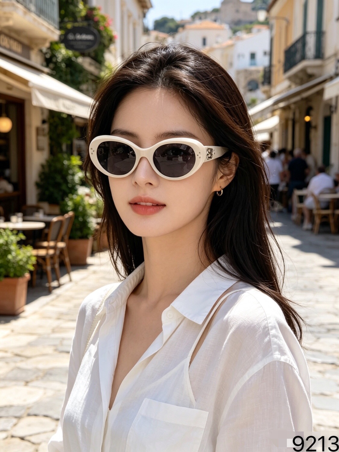 Celin*2026新款复古猫眼窄框墨镜女款潮小脸凹造型气质高级感夏太阳镜