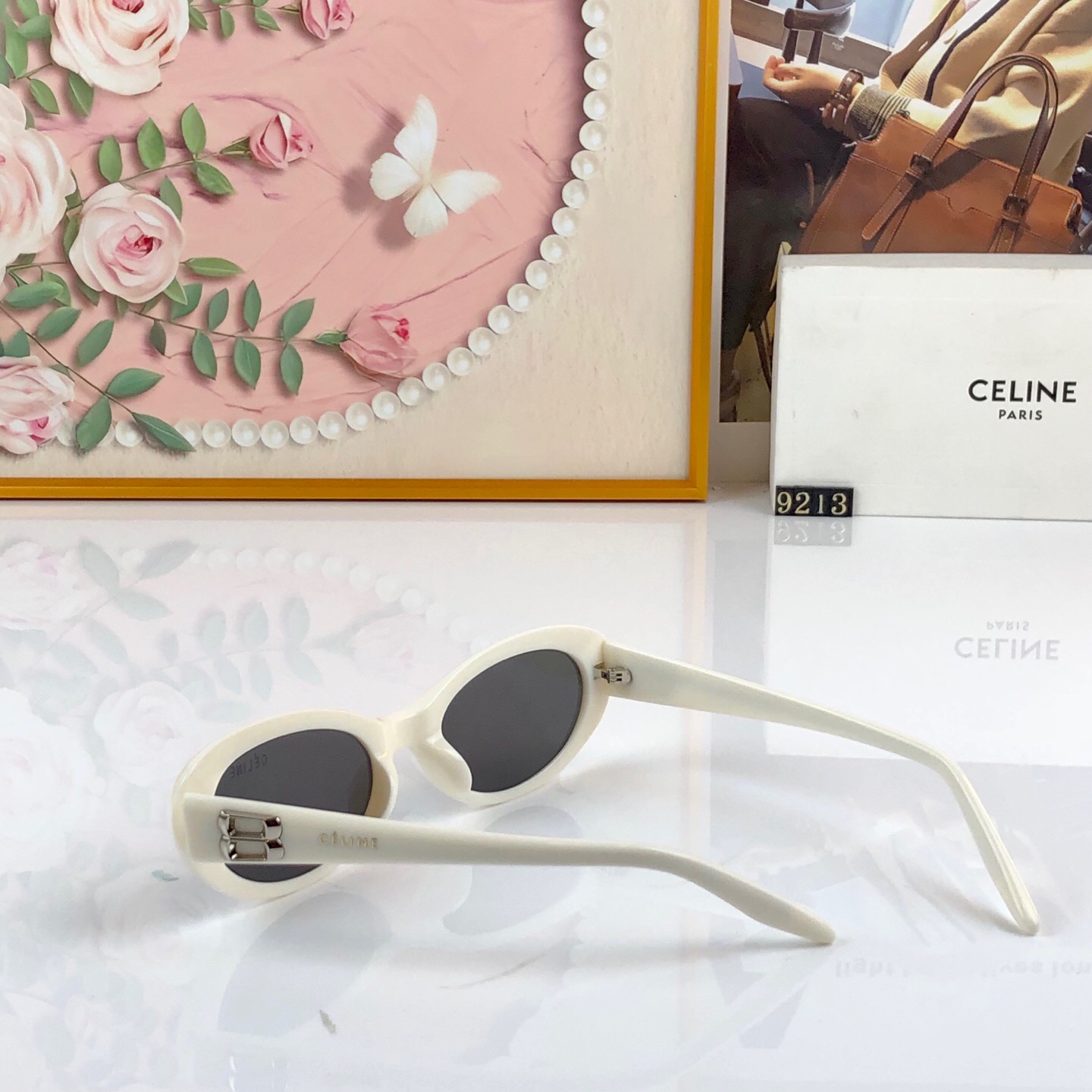 Celin*2026新款复古猫眼窄框墨镜女款潮小脸凹造型气质高级感夏太阳镜