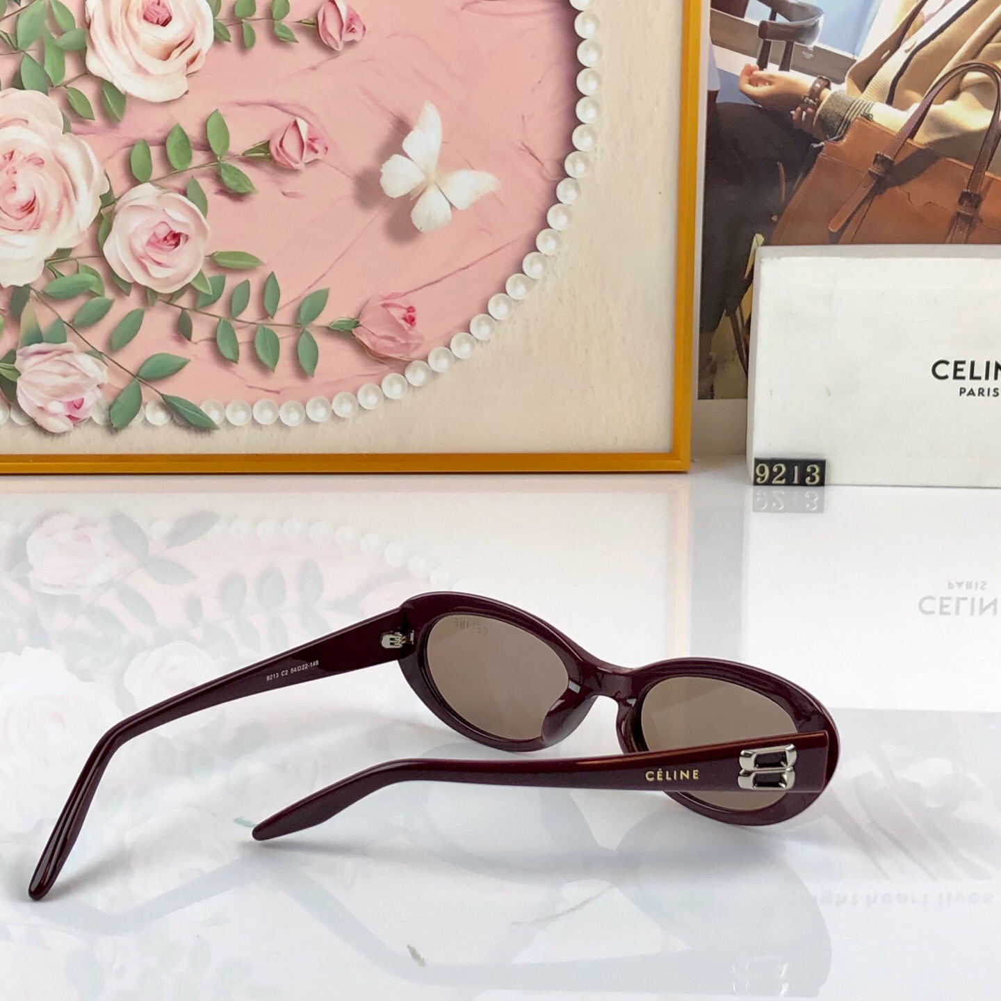 Celin*2026新款复古猫眼窄框墨镜女款潮小脸凹造型气质高级感夏太阳镜