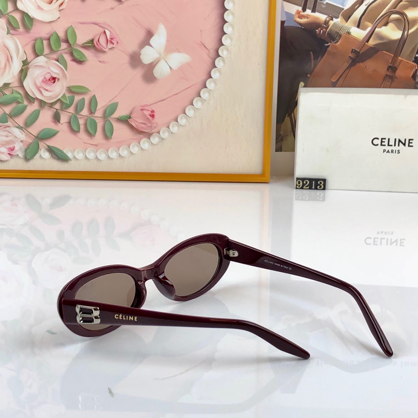 Celin*2026新款复古猫眼窄框墨镜女款潮小脸凹造型气质高级感夏太阳镜