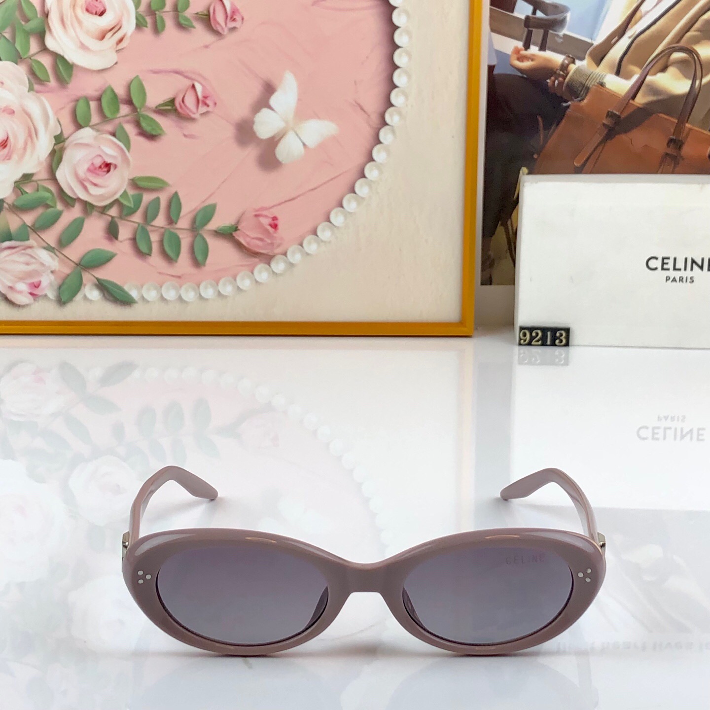 Celin*2026新款复古猫眼窄框墨镜女款潮小脸凹造型气质高级感夏太阳镜
