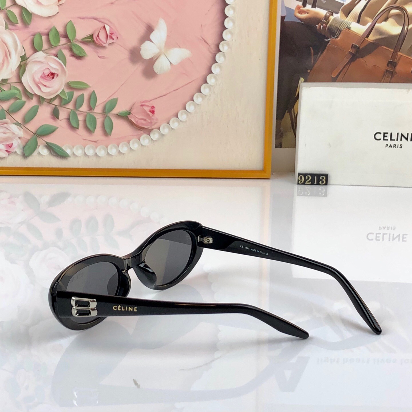 Celin*2026新款复古猫眼窄框墨镜女款潮小脸凹造型气质高级感夏太阳镜