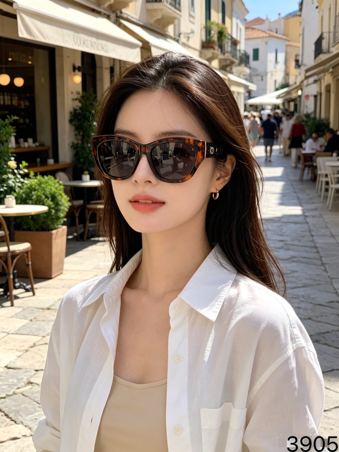 🔥🔥Dio*欧美时髦高级感太阳眼镜网红同款时尚方框太阳镜新款女潮复古墨镜