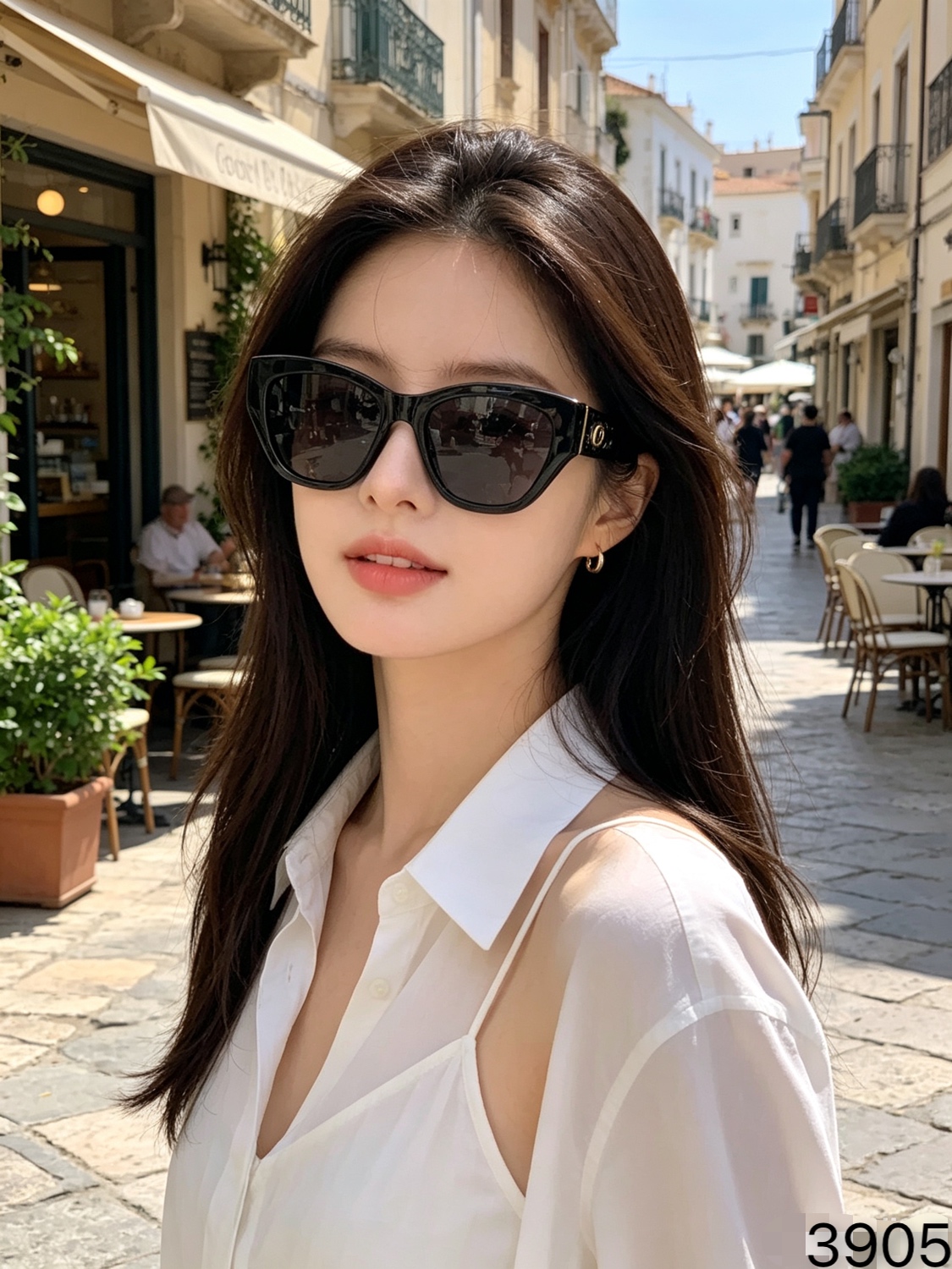 🔥🔥Dio*欧美时髦高级感太阳眼镜网红同款时尚方框太阳镜新款女潮复古墨镜