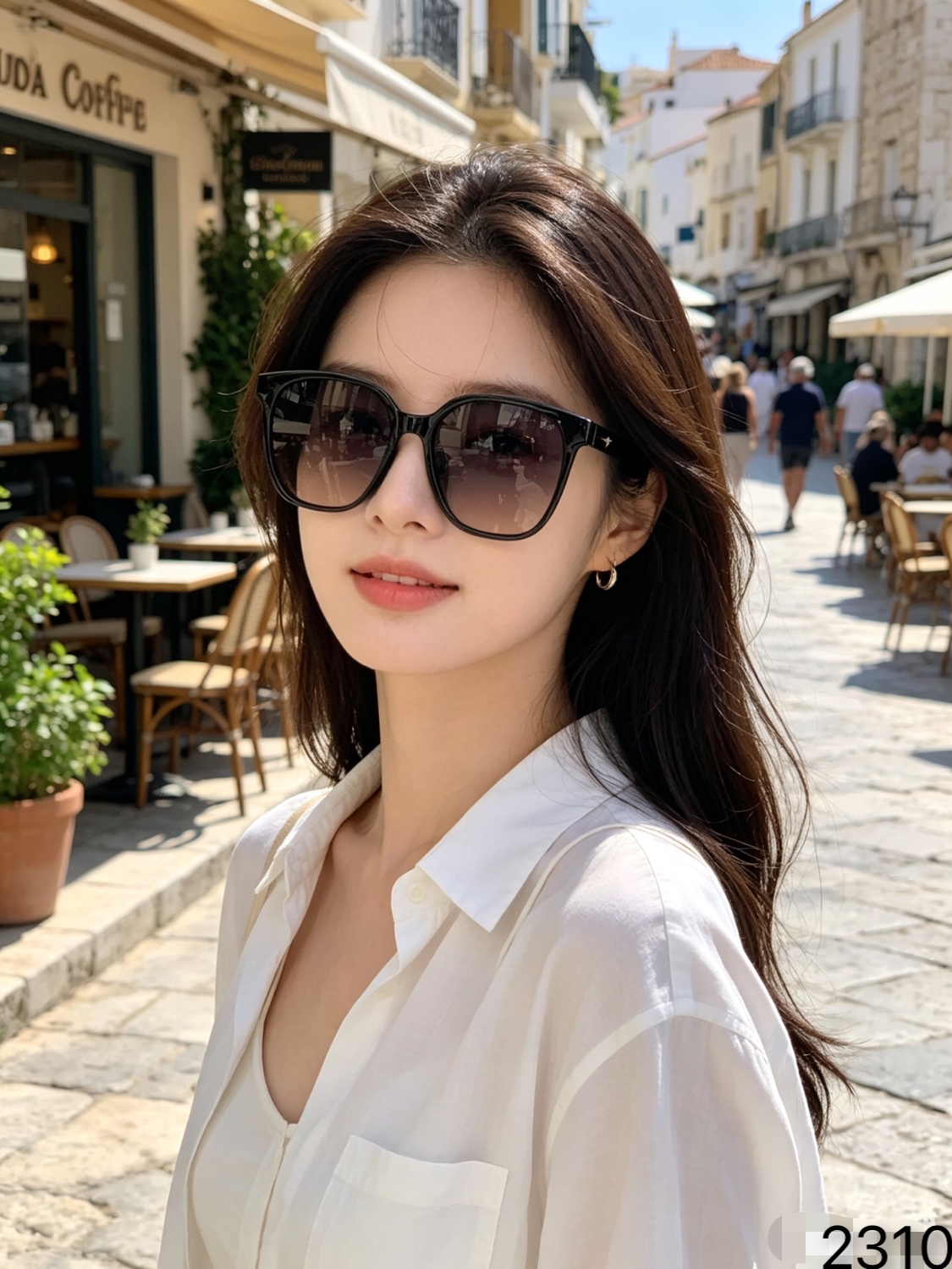 LOUISVUITTO*欧美时髦高级感太阳眼镜网红同款时尚方框太阳镜新款女潮复古墨镜