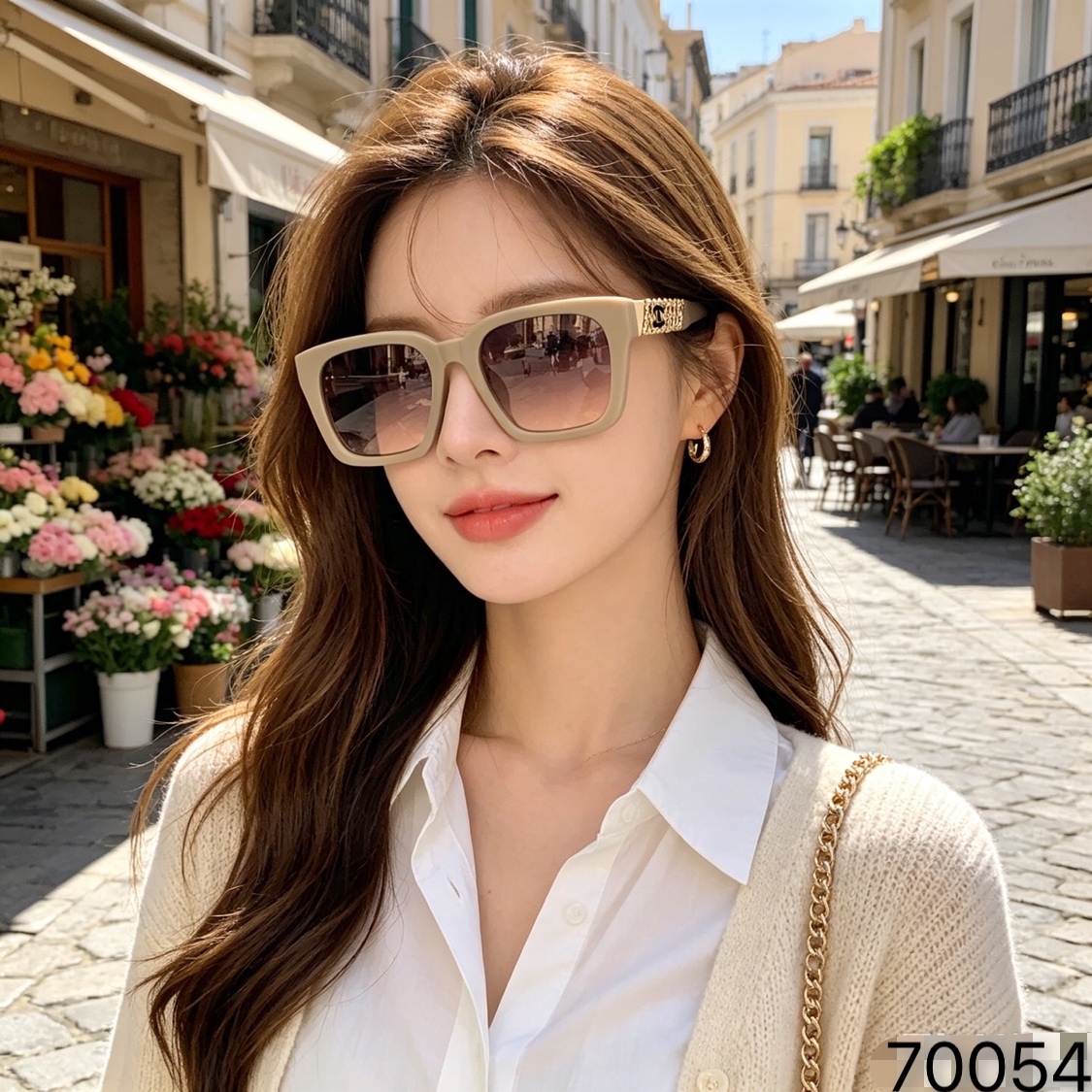 NO:953749,Chane* new retro European and American square frame women's sunglasses ins popular sun protection visor mirror small sunglasses glasses sunglasses sunglasses, glasses, chanel19860909Chane*新款复古欧美方框女太阳镜ins风爆款防晒遮阳镜显脸小墨镜眼镜墨镜太阳镜,眼镜,chanel,glasses