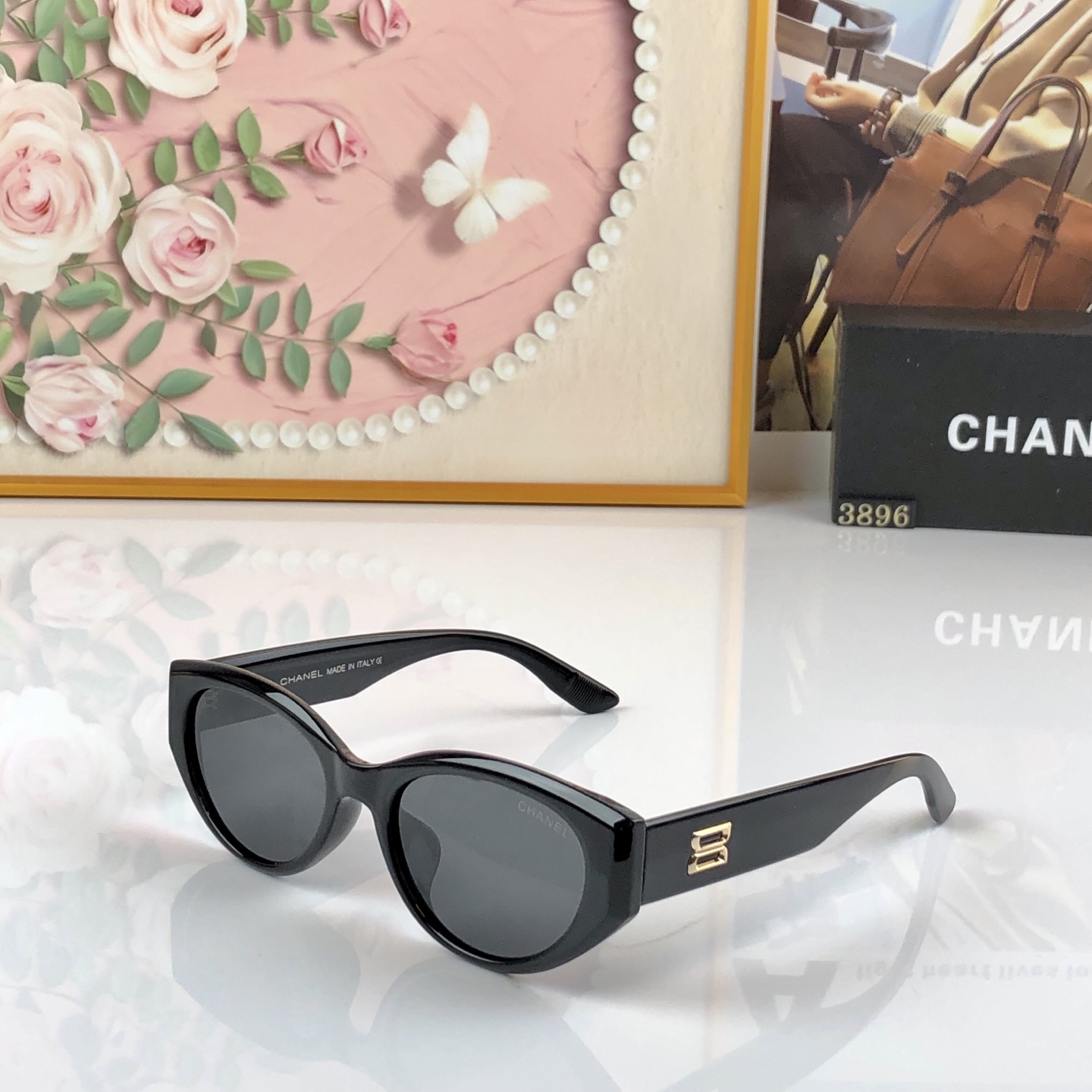 🔥🔥Chane*猫眼墨镜女款2026新款高级感旅游拍照出片太阳镜防紫外线