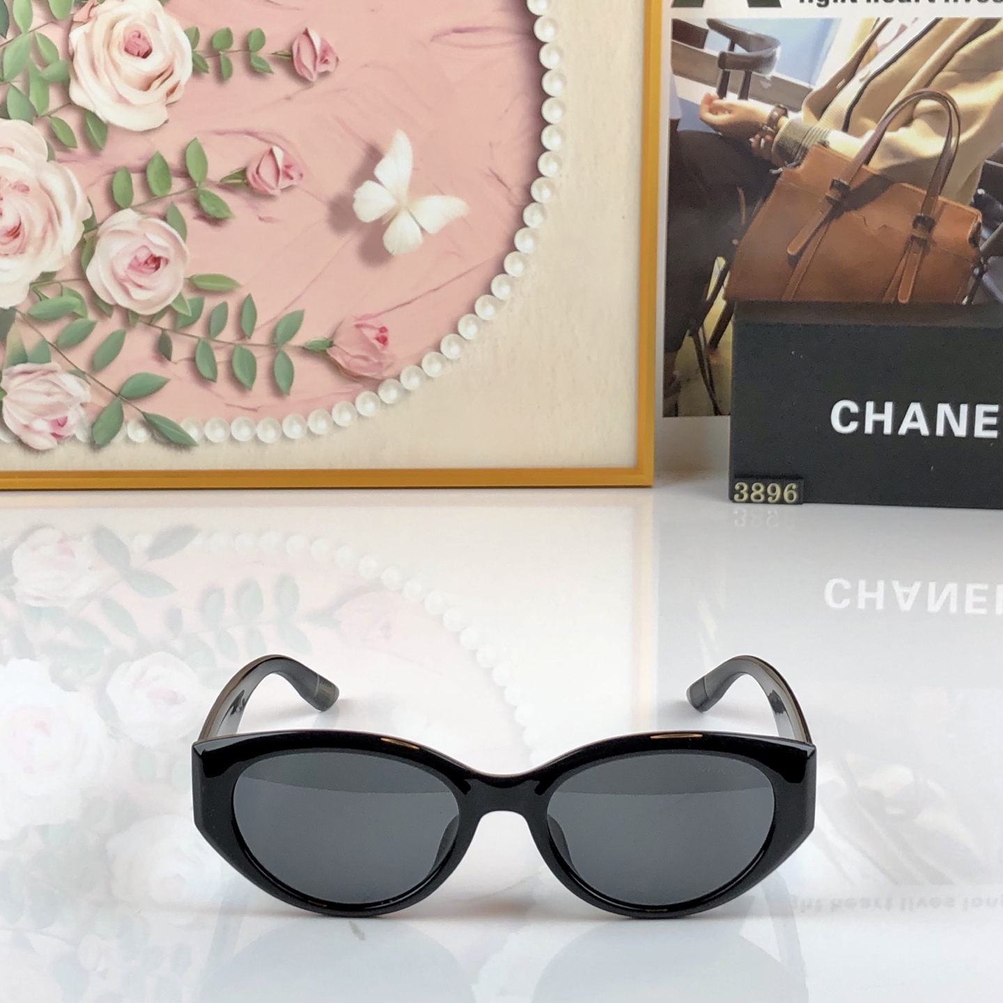 🔥🔥Chane*猫眼墨镜女款2026新款高级感旅游拍照出片太阳镜防紫外线