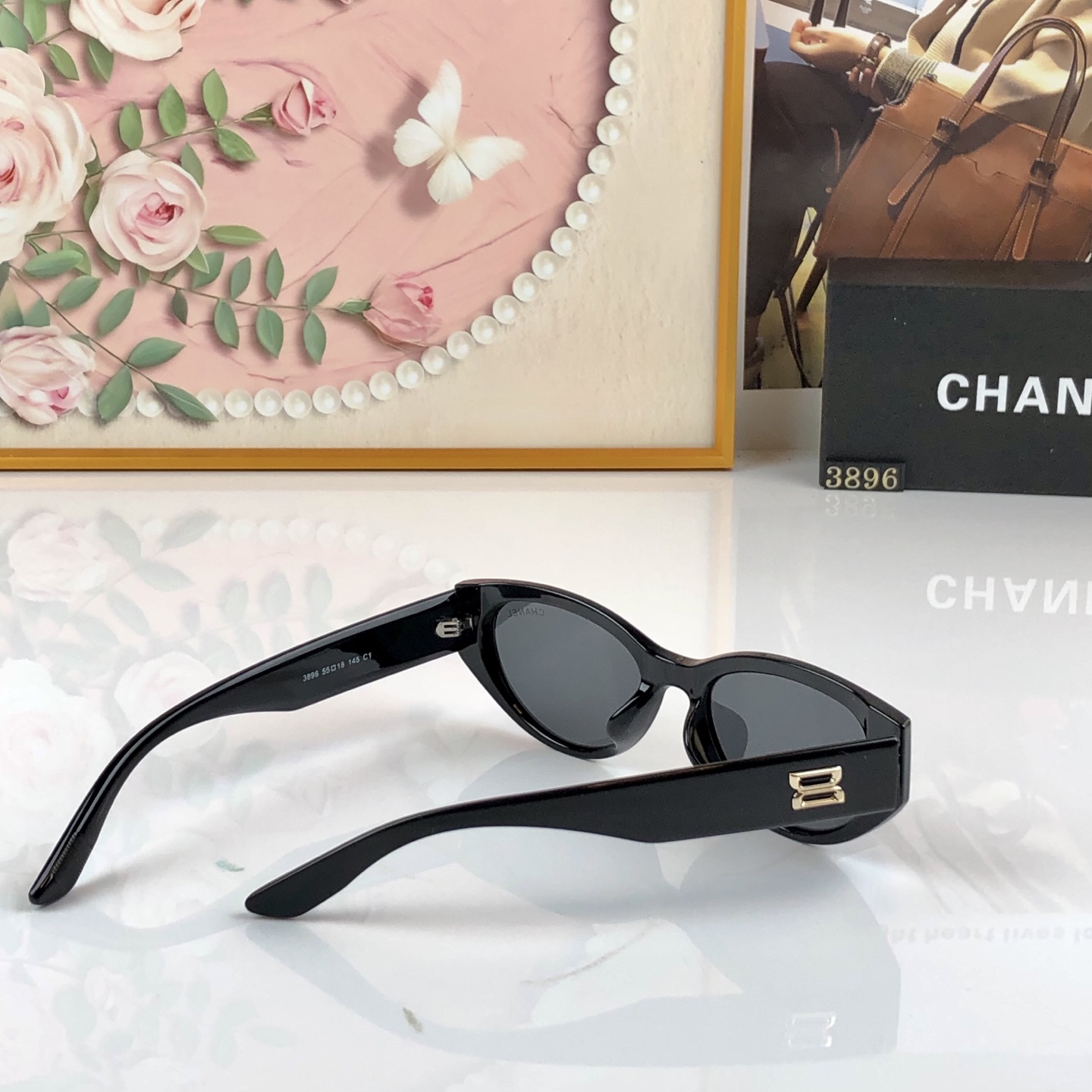 🔥🔥Chane*猫眼墨镜女款2026新款高级感旅游拍照出片太阳镜防紫外线