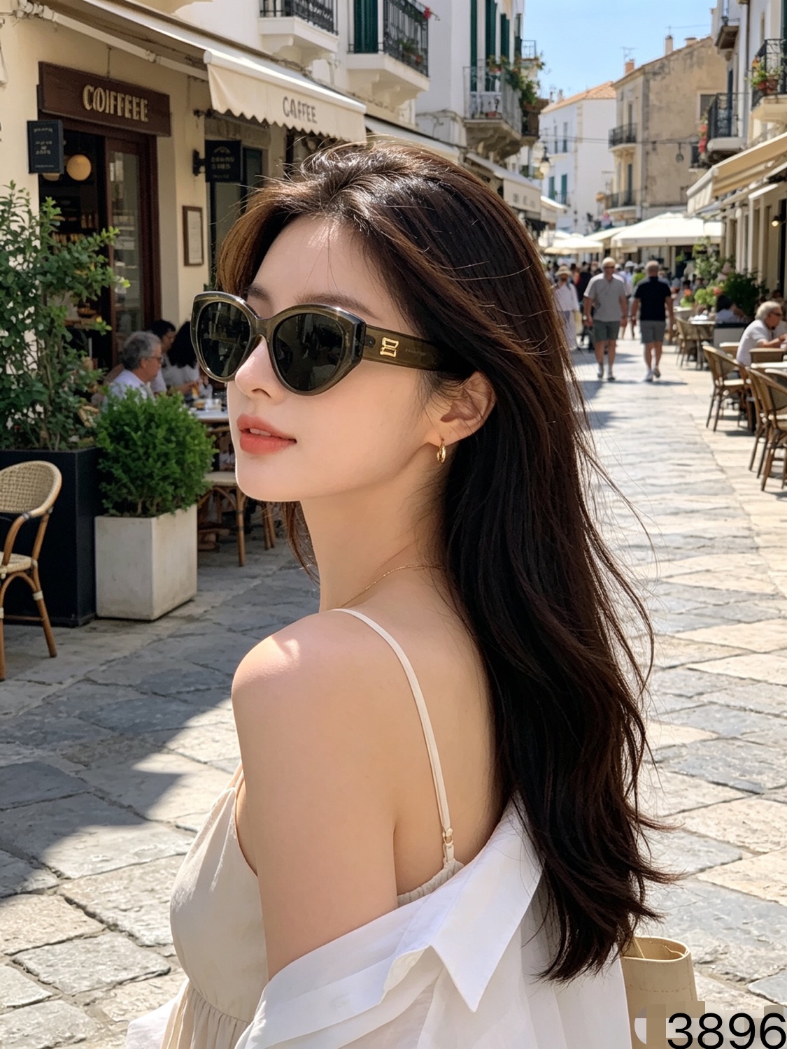 🔥🔥Chane*猫眼墨镜女款2026新款高级感旅游拍照出片太阳镜防紫外线