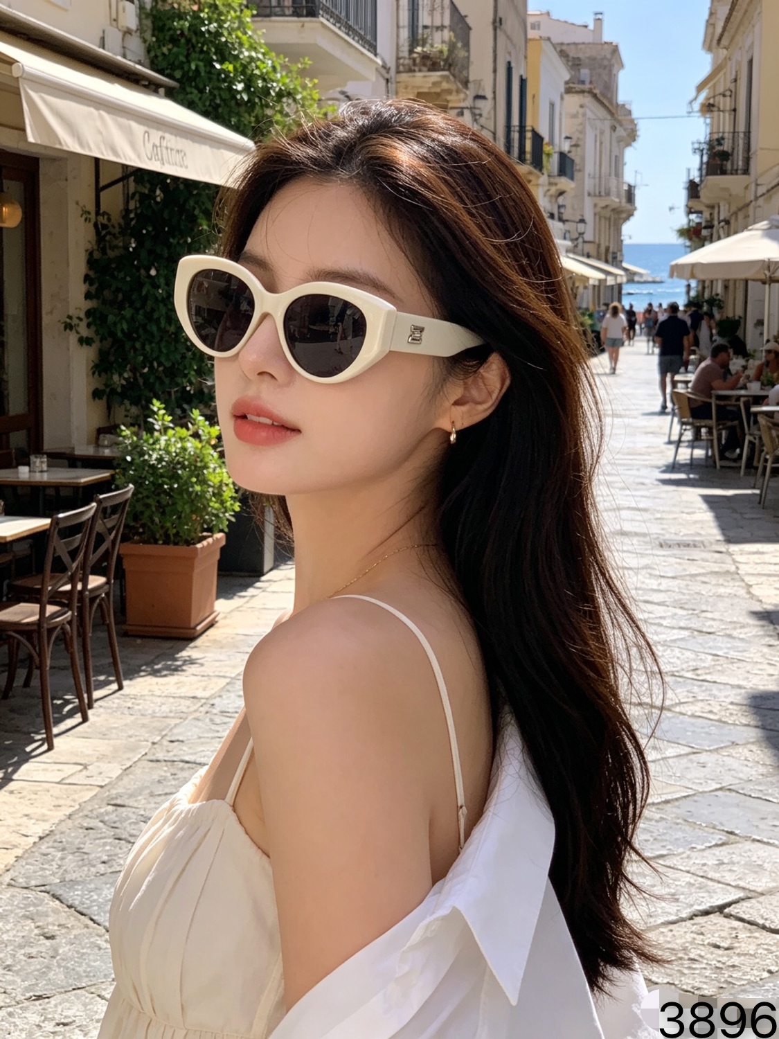 🔥🔥Chane*猫眼墨镜女款2026新款高级感旅游拍照出片太阳镜防紫外线