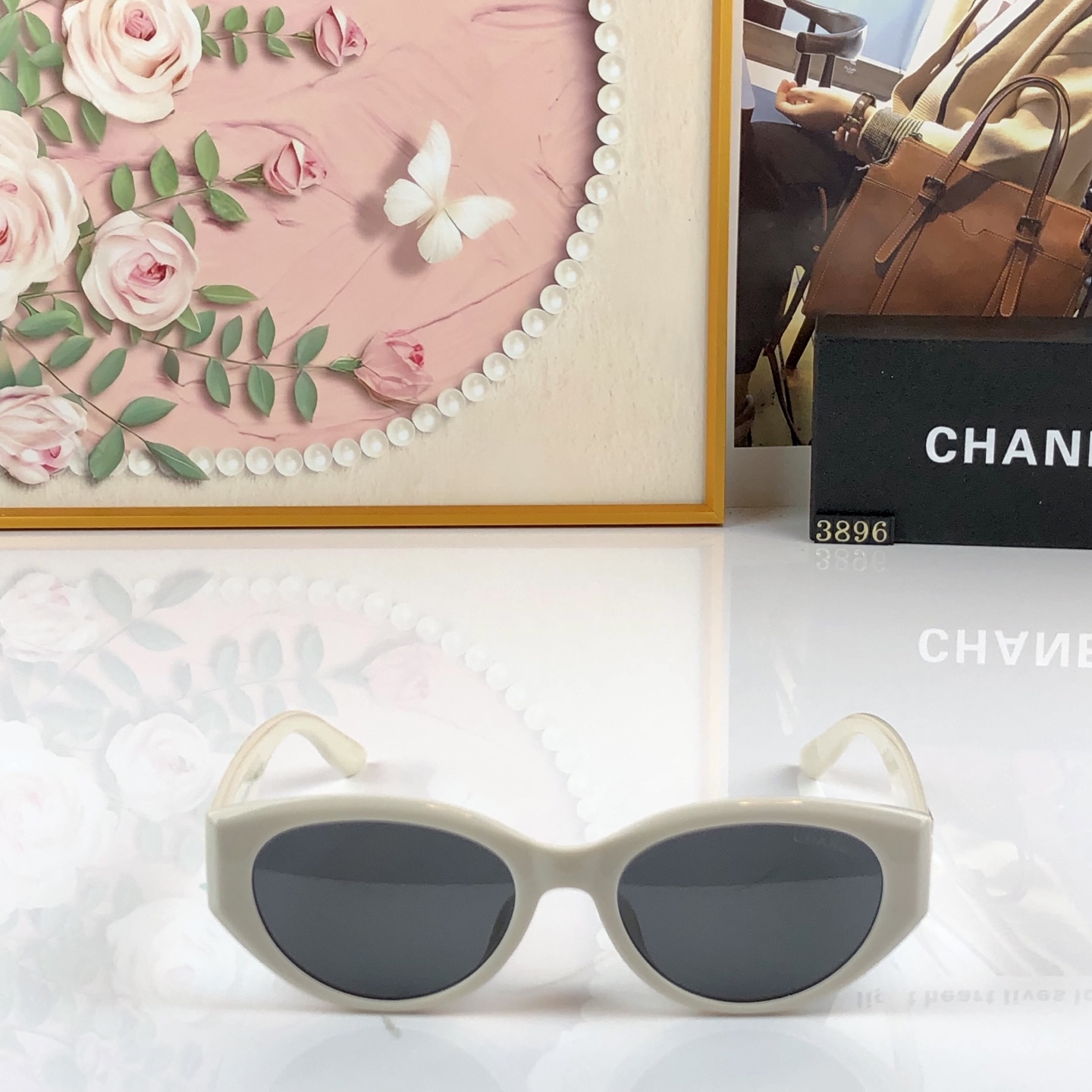 🔥🔥Chane*猫眼墨镜女款2026新款高级感旅游拍照出片太阳镜防紫外线