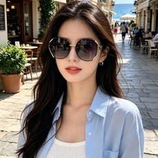 🔥🔥Chane*2026新款潮流时尚防紫外墨镜女 素颜ins显瘦遮阳镜偏光太阳镜 🔥🔥Chane*2026新款潮流时尚防紫外墨镜女 素颜ins显瘦遮阳镜偏光太阳镜