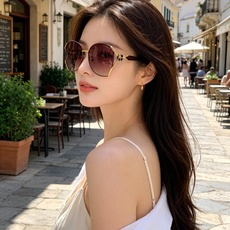 🔥🔥Chane*2026新款潮流时尚防紫外墨镜女 素颜ins显瘦遮阳镜偏光太阳镜 🔥🔥Chane*2026新款潮流时尚防紫外墨镜女 素颜ins显瘦遮阳镜偏光太阳镜