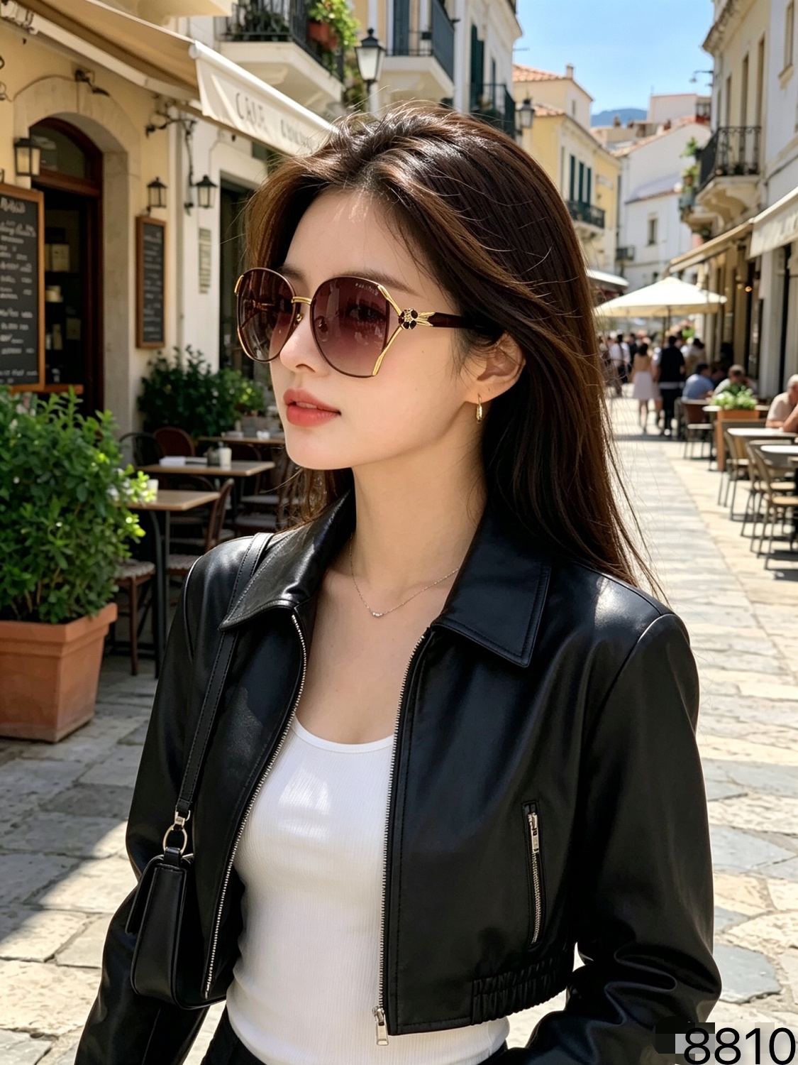 🔥🔥Chane*2026新款潮流时尚防紫外墨镜女 素颜ins显瘦遮阳镜偏光太阳镜