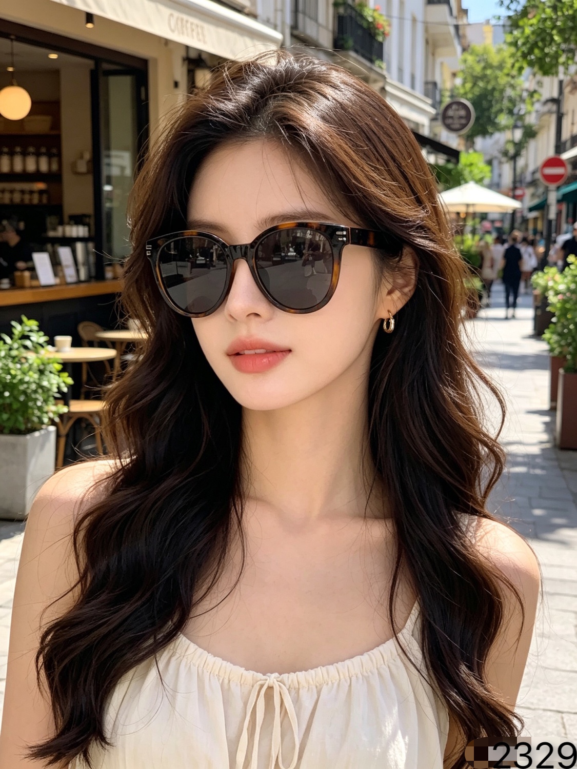 🔥🔥Louis vuitto*墨镜女2026新款潮复古小脸时尚太阳镜高级感ins圆脸防紫外线遮阳