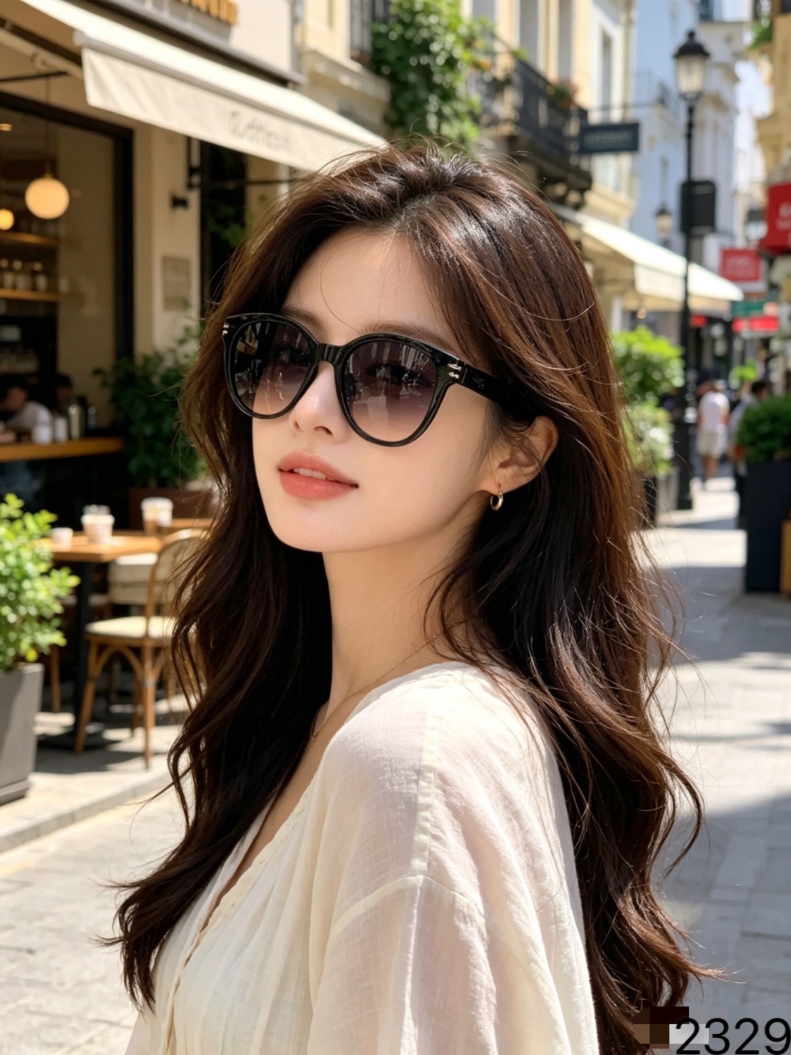 🔥🔥Louis vuitto*墨镜女2026新款潮复古小脸时尚太阳镜高级感ins圆脸防紫外线遮阳