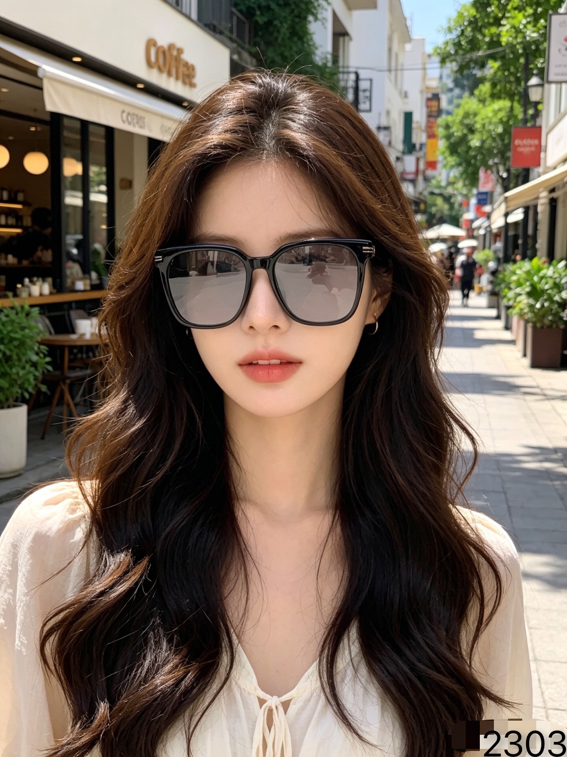 🔥🔥Louis vuitto*墨镜女2026新款潮复古小脸时尚太阳镜高级感ins圆脸防紫外线遮阳