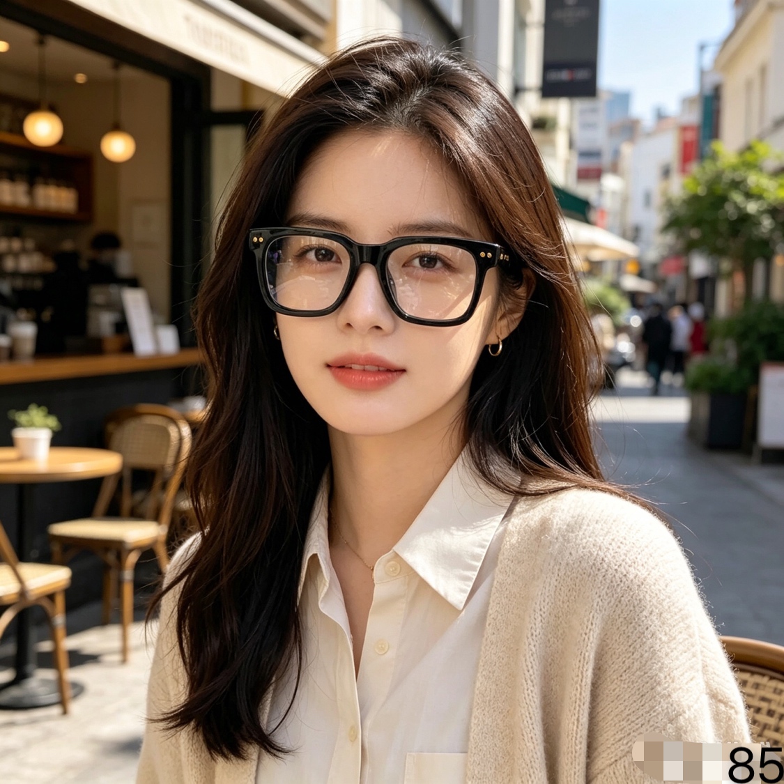 Tommy网红时尚镜框眼镜近视女男可配度数素颜眼镜框网红款大脸圆脸显瘦